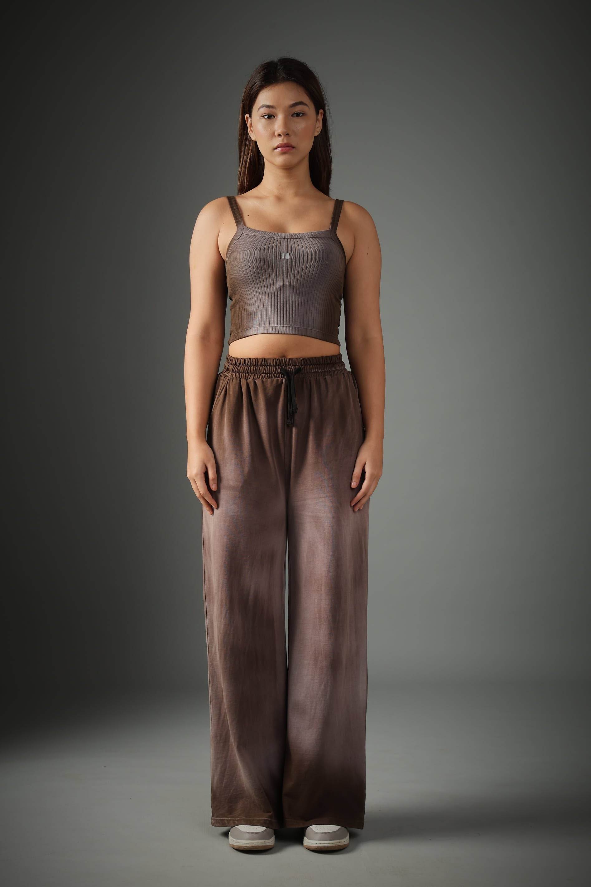 Spray Washed Brown Set