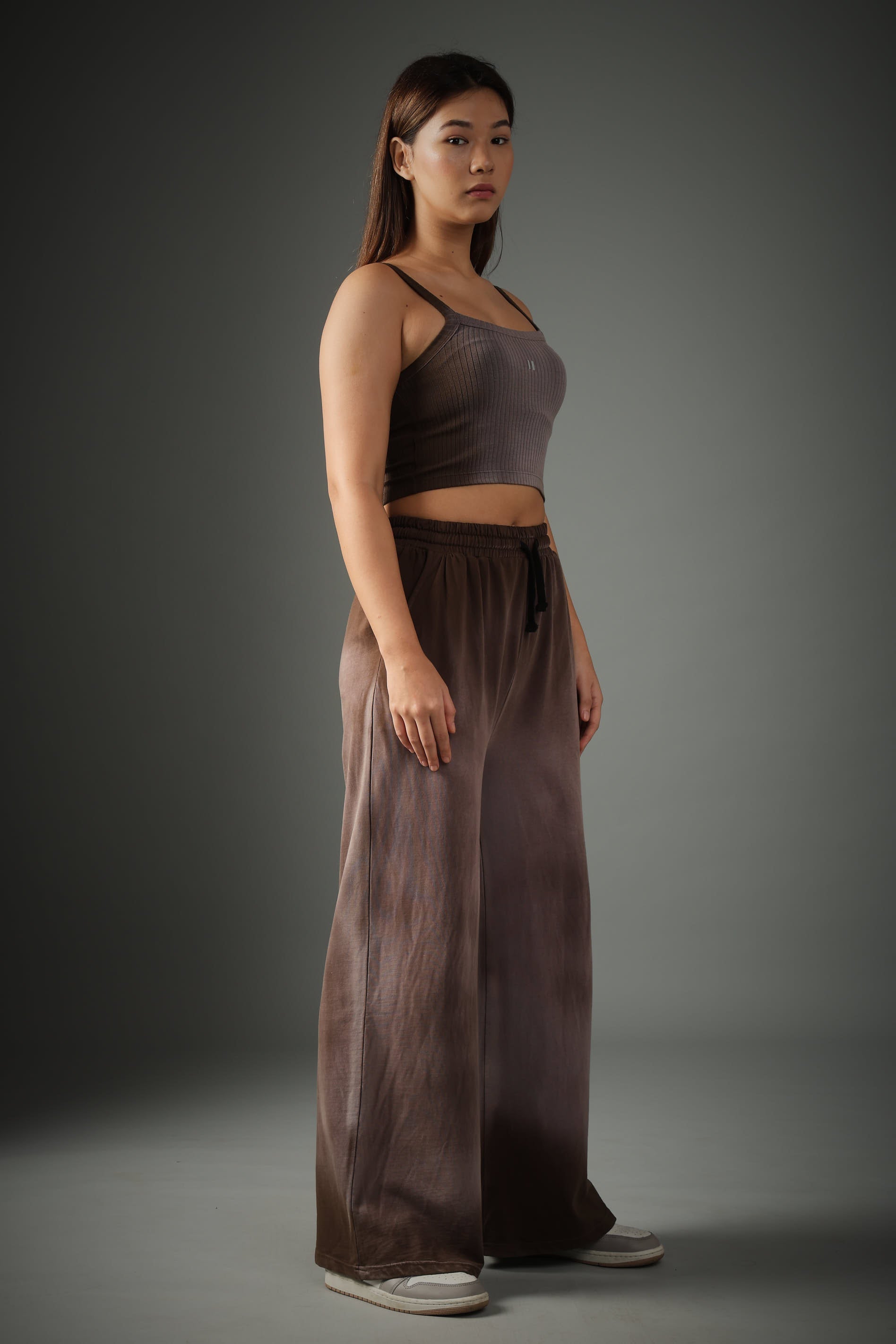 Spray Washed Brown Set