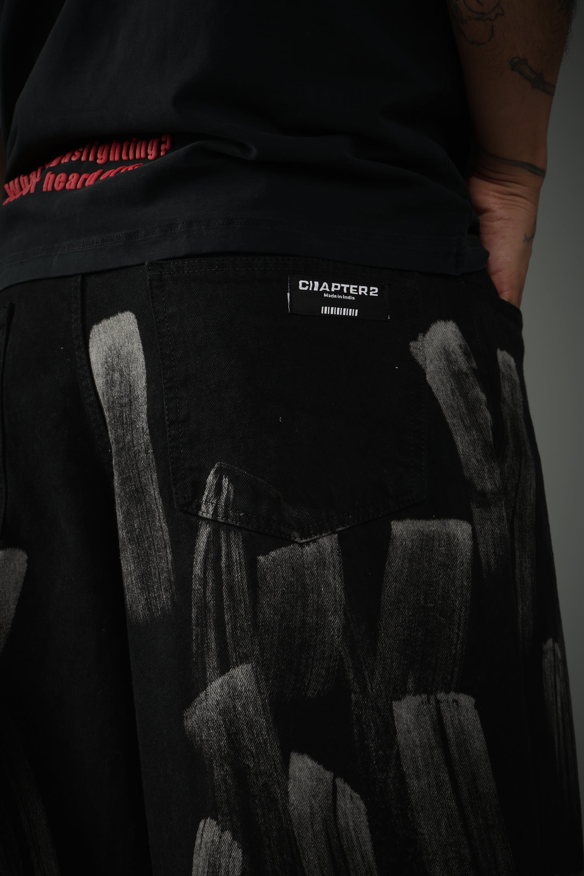 Brushed Baggy Denims