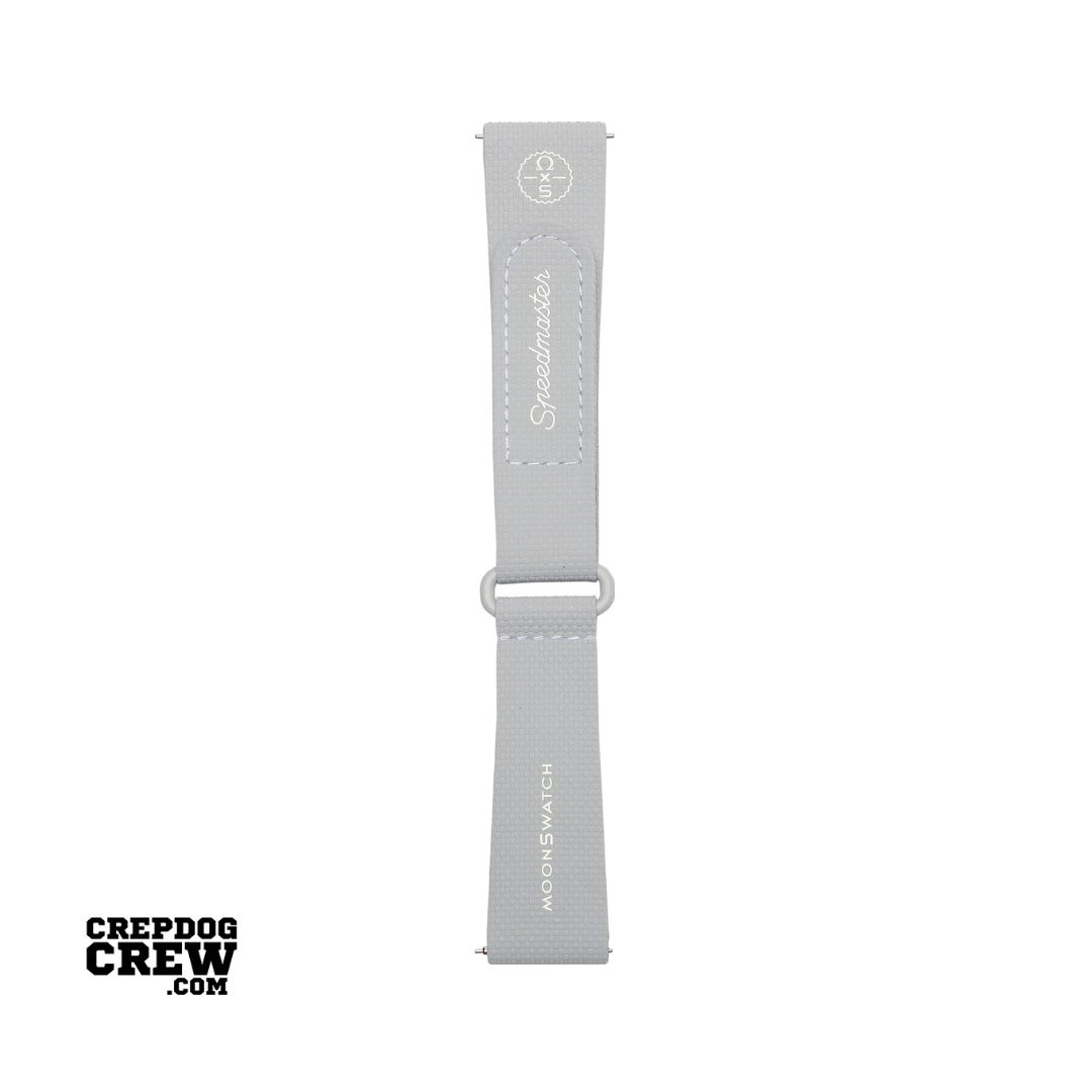 Swatch x Omega Bioceramic Moonswatch White Grey Straps