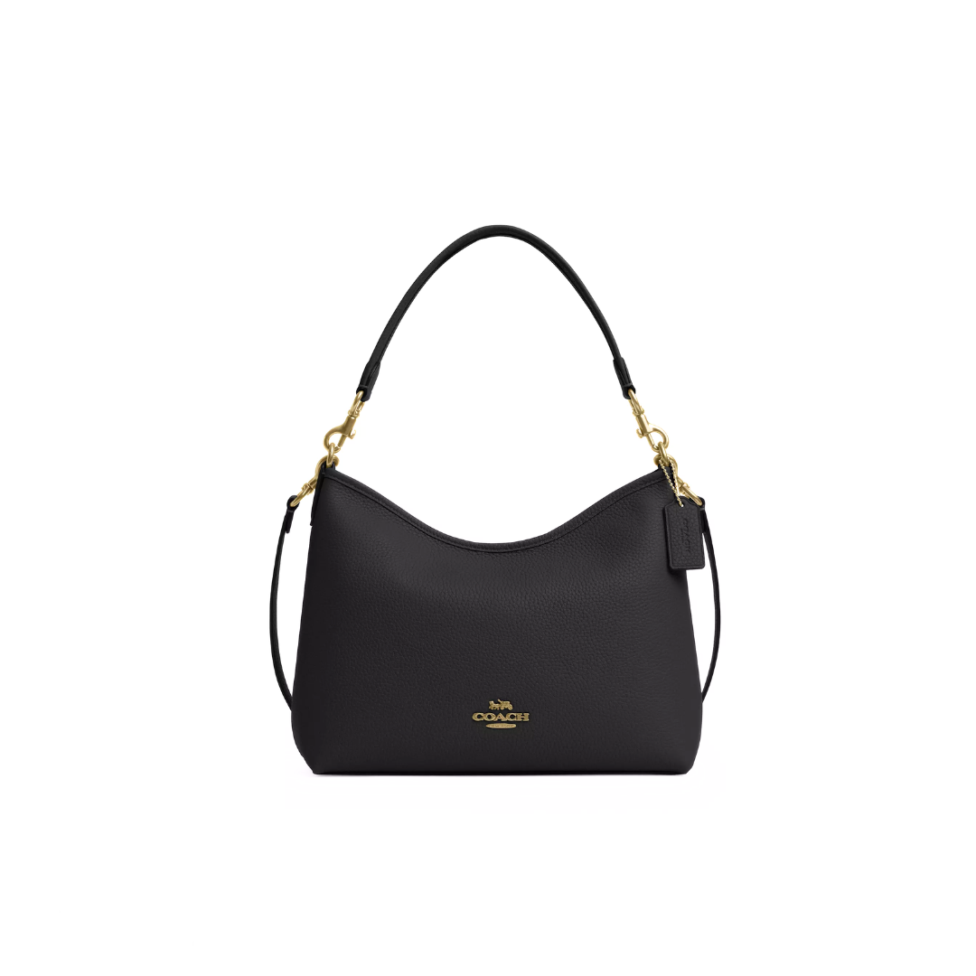 #color_pebbled leather Gold Black