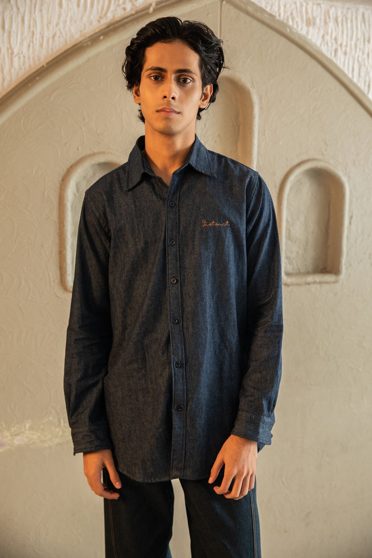 Denim Shirt -(Indigo)