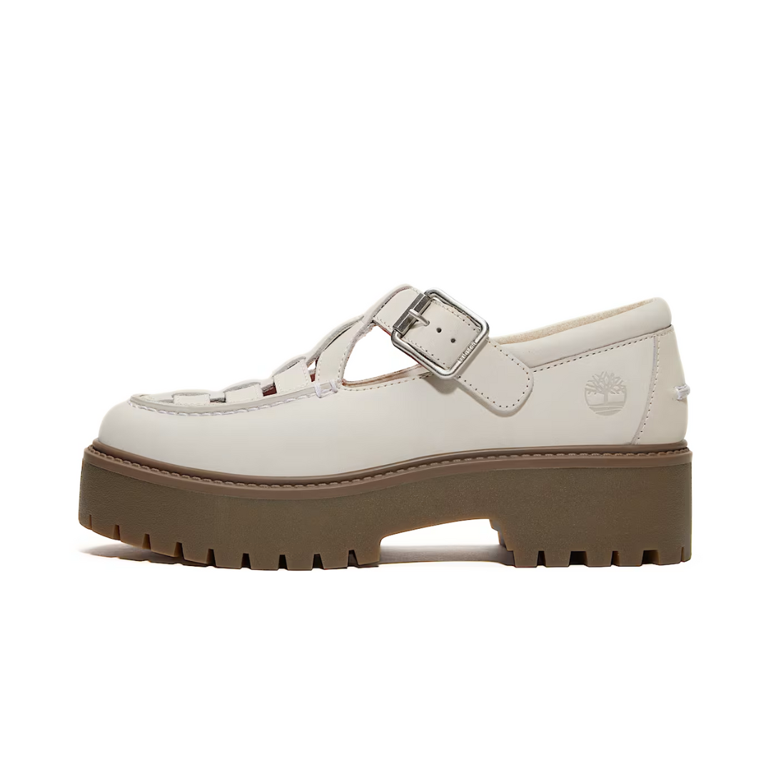 Timberland Stone Street Platform Buckle Natural Nubuck (W)