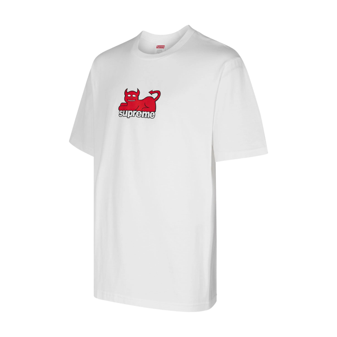 Supreme Toy Machine Devil Cat Tee White