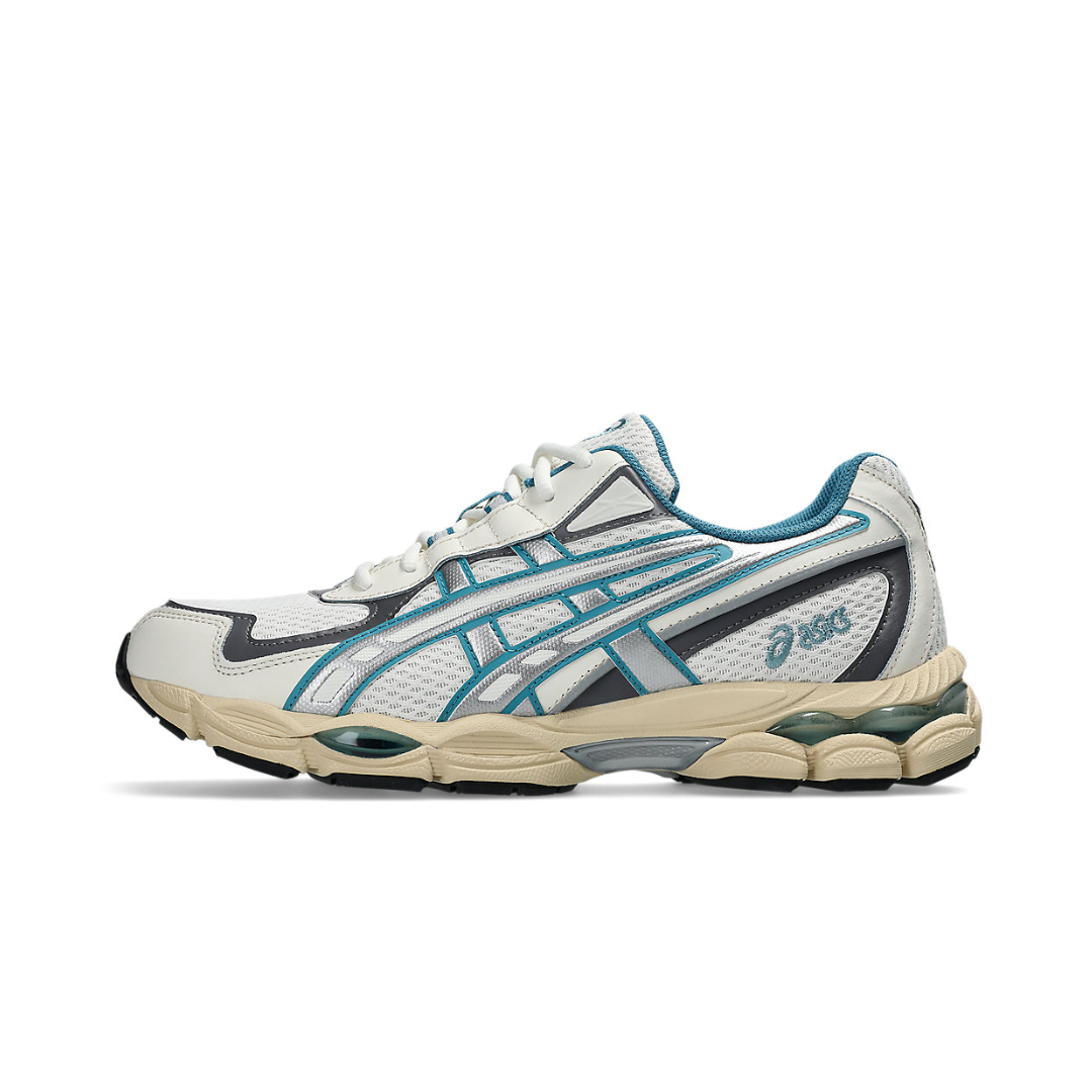 エコジーヨズ ASICS Gel-NYC 2055 Cream Blue Teal