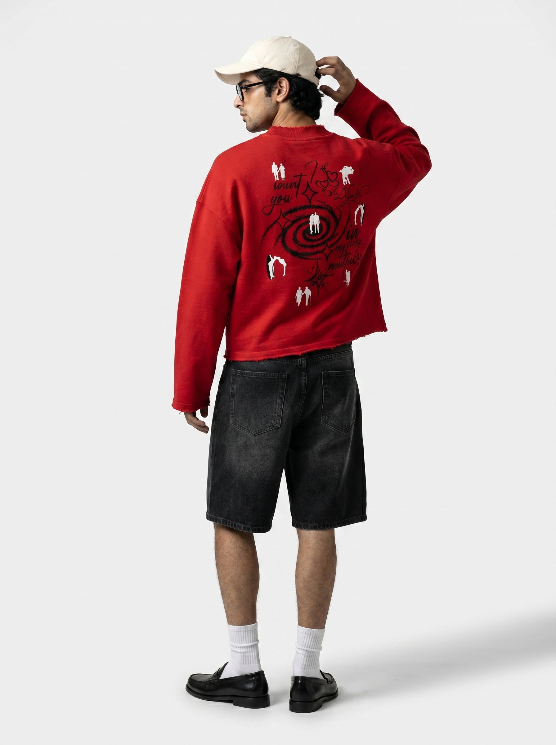 YOUniverse sweatshirt - Scarlet red