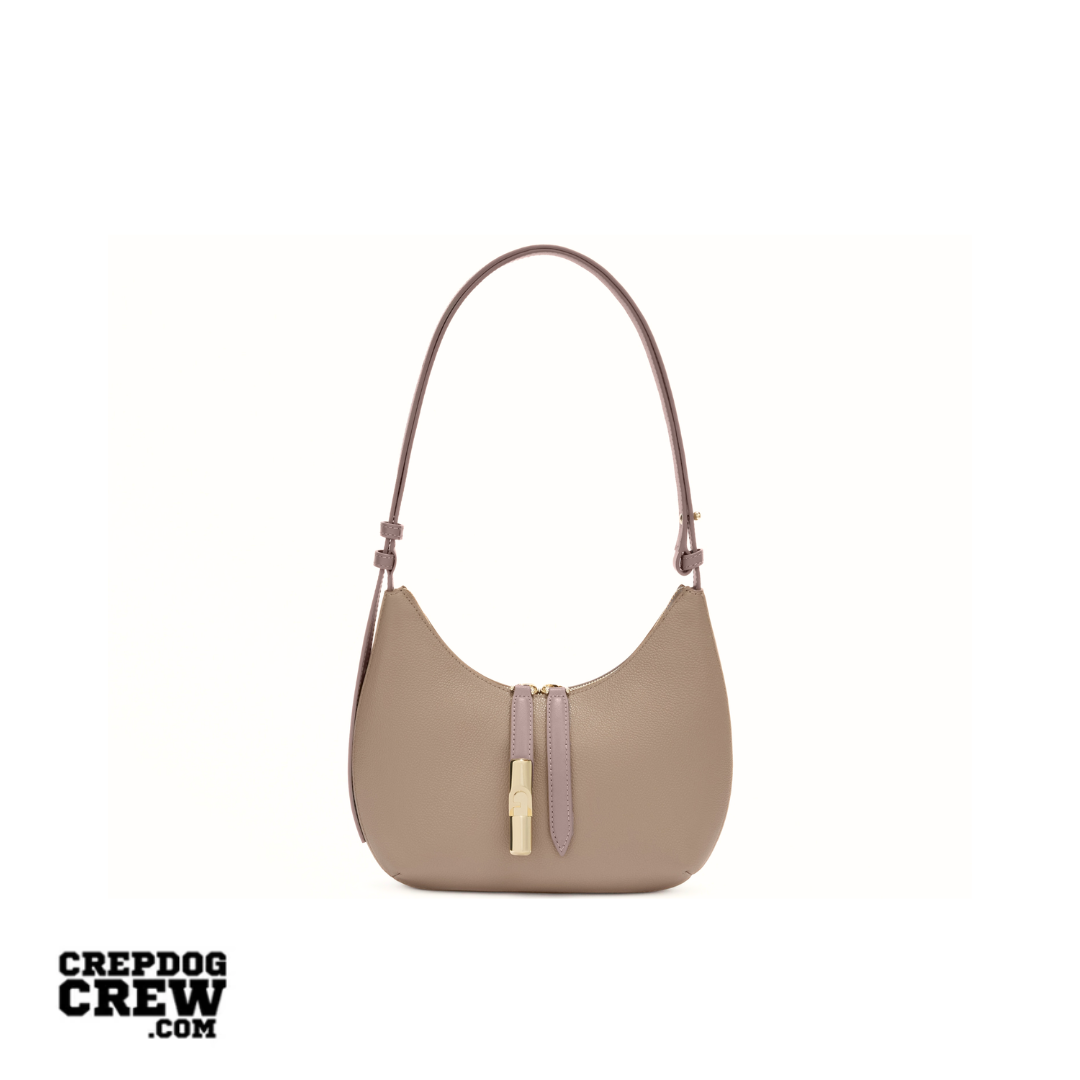 Furla Goccia Shoulder Bag S stucco gray mauve