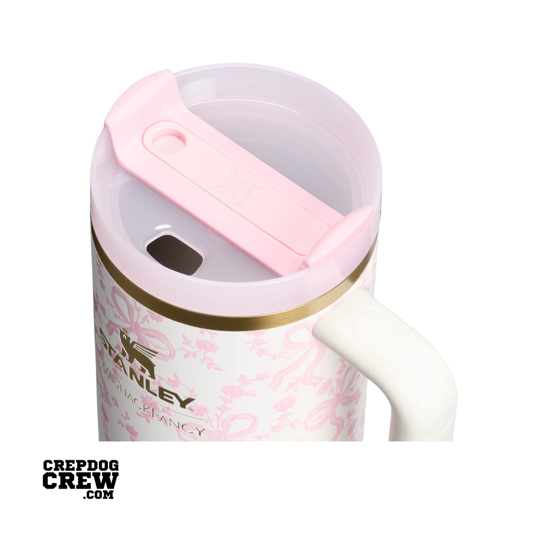 STANLEY 1913 x LoveShackFancy Holiday TUMBLER Mug FlowState Coquette Bow Chantilly 40 Oz