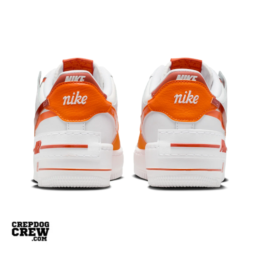 Nike Air Force 1 Shadow White Bright Ceramic Dark Russet (W)