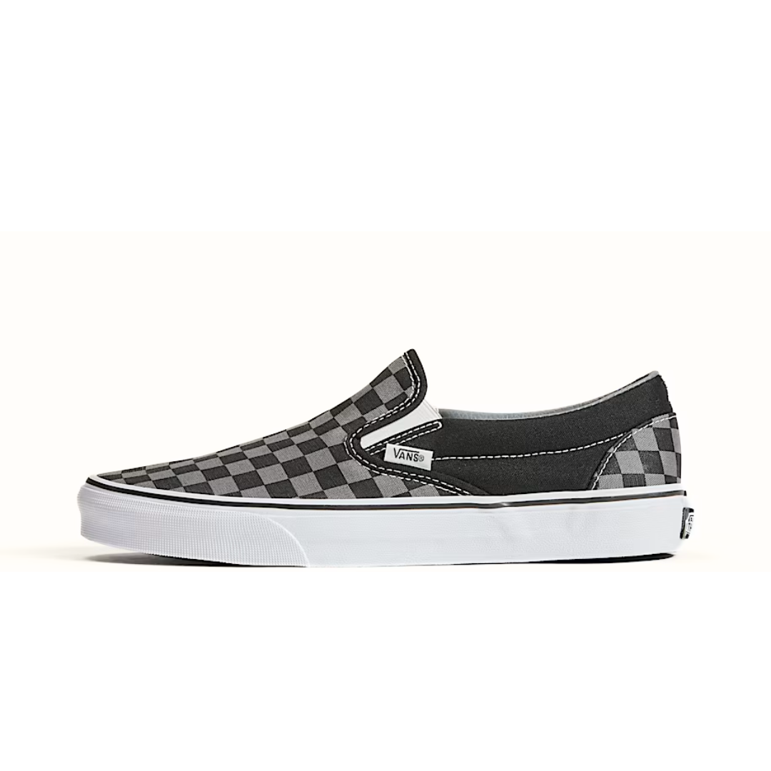 Vans Classic Slip-On Checkerboard Black Grey