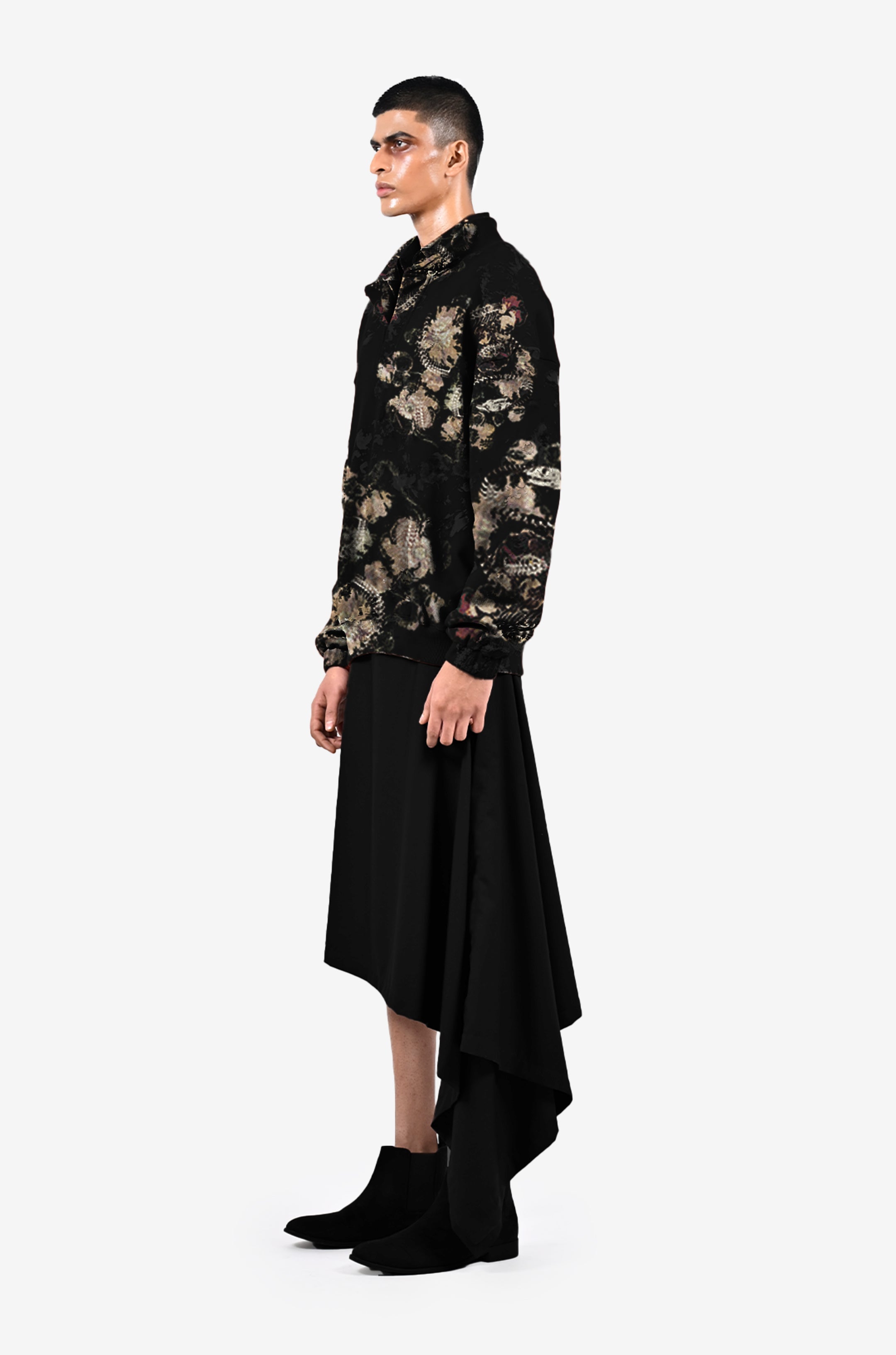 Foliage in the fall sweatshirt - Black