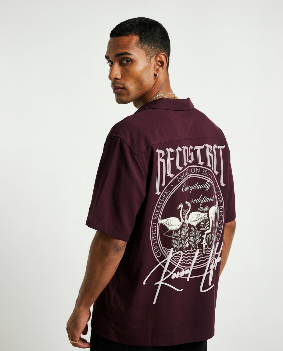 Signature Crepe - Dark maroon
