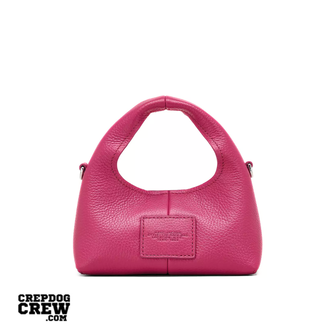 Marc Jacobs The Micro Crossbody Sack Bag raspberry pink