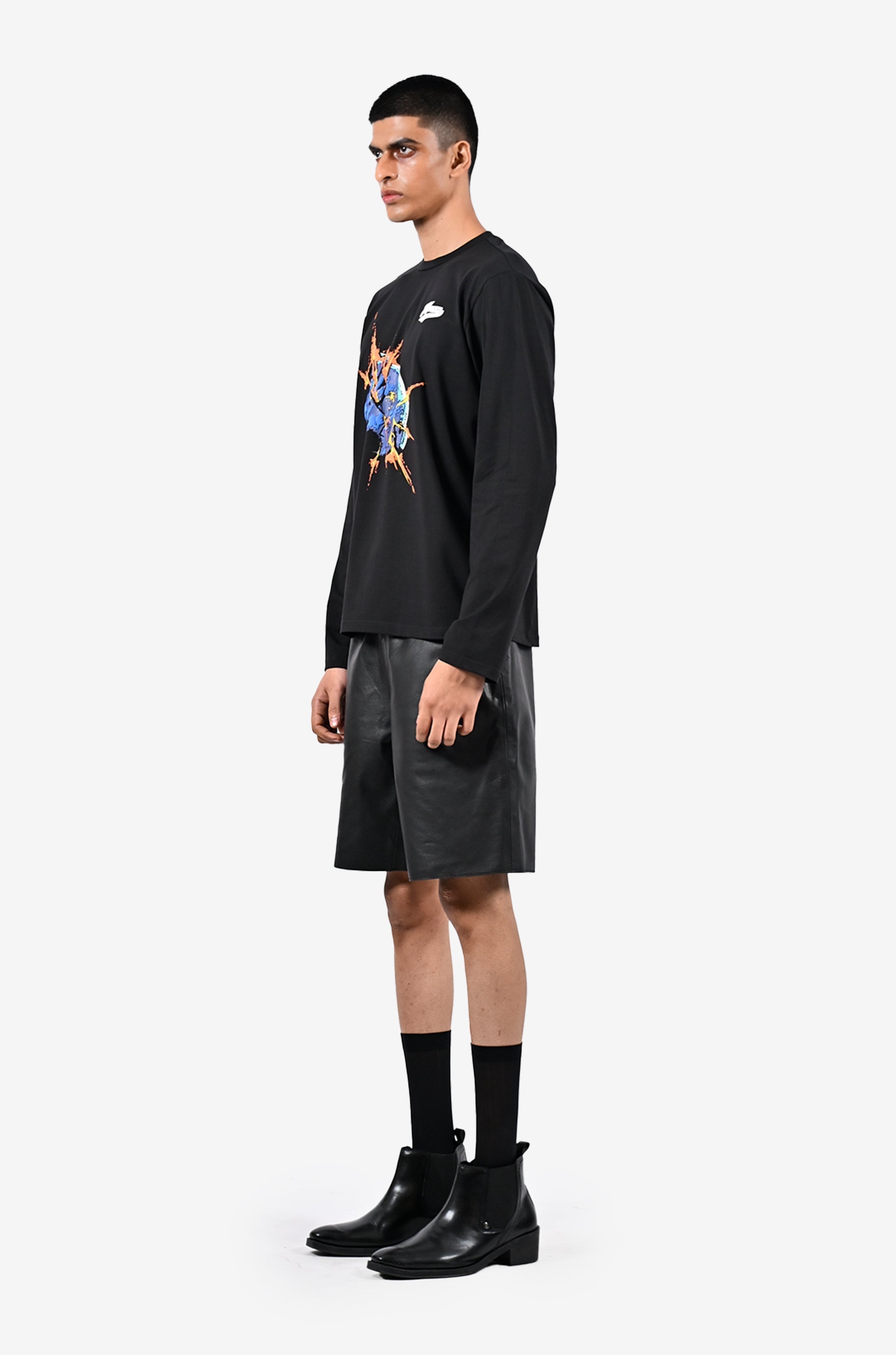 Blue marble bomb t-shirt