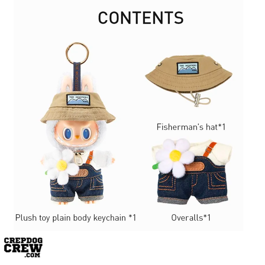 Pop Mart Labubu The Monsters Fall In Wild Vinyl Plush Doll Pendant Keychain