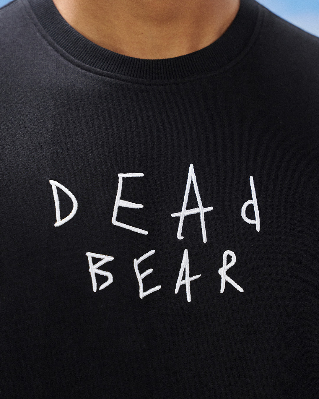 Scribbled Logo Tee Black