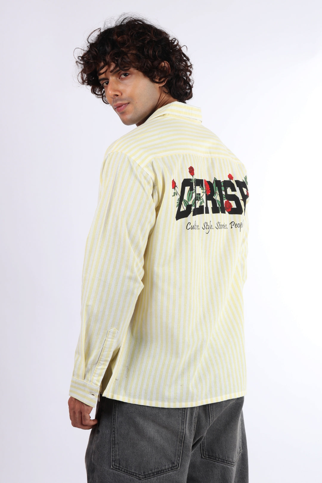 STRIPE PLAIN CERISE SHIRT