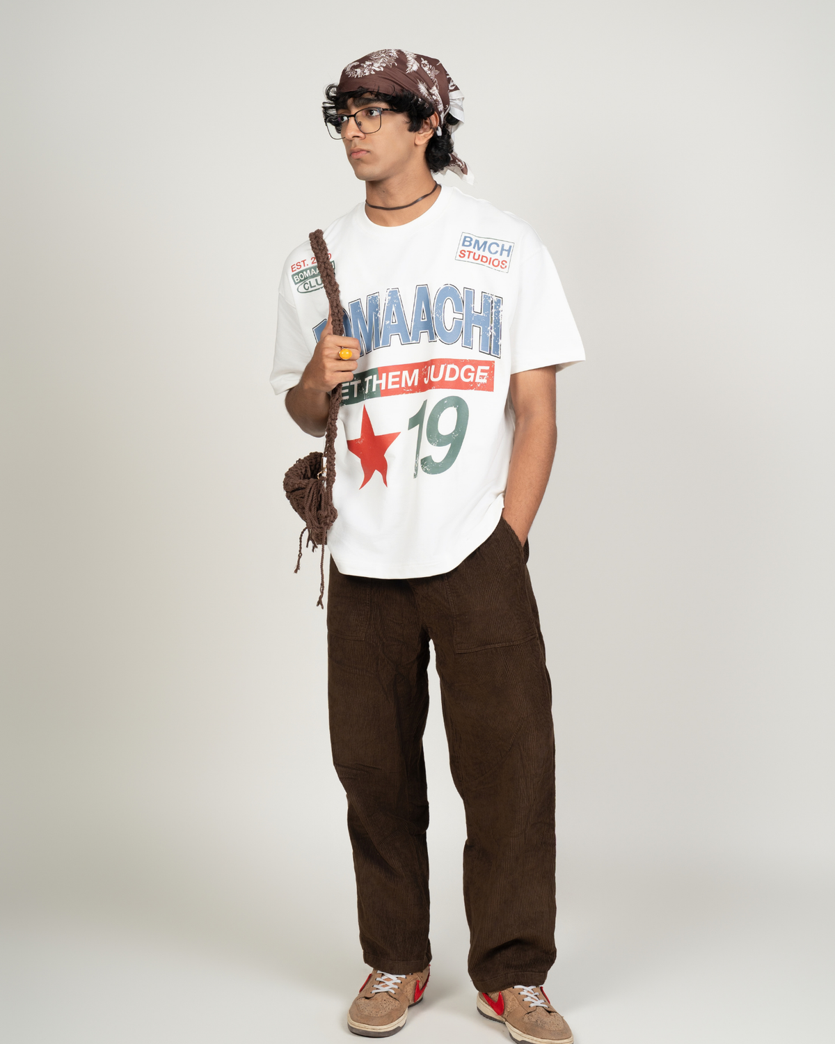 Bomaachi University T-shirt Off-white