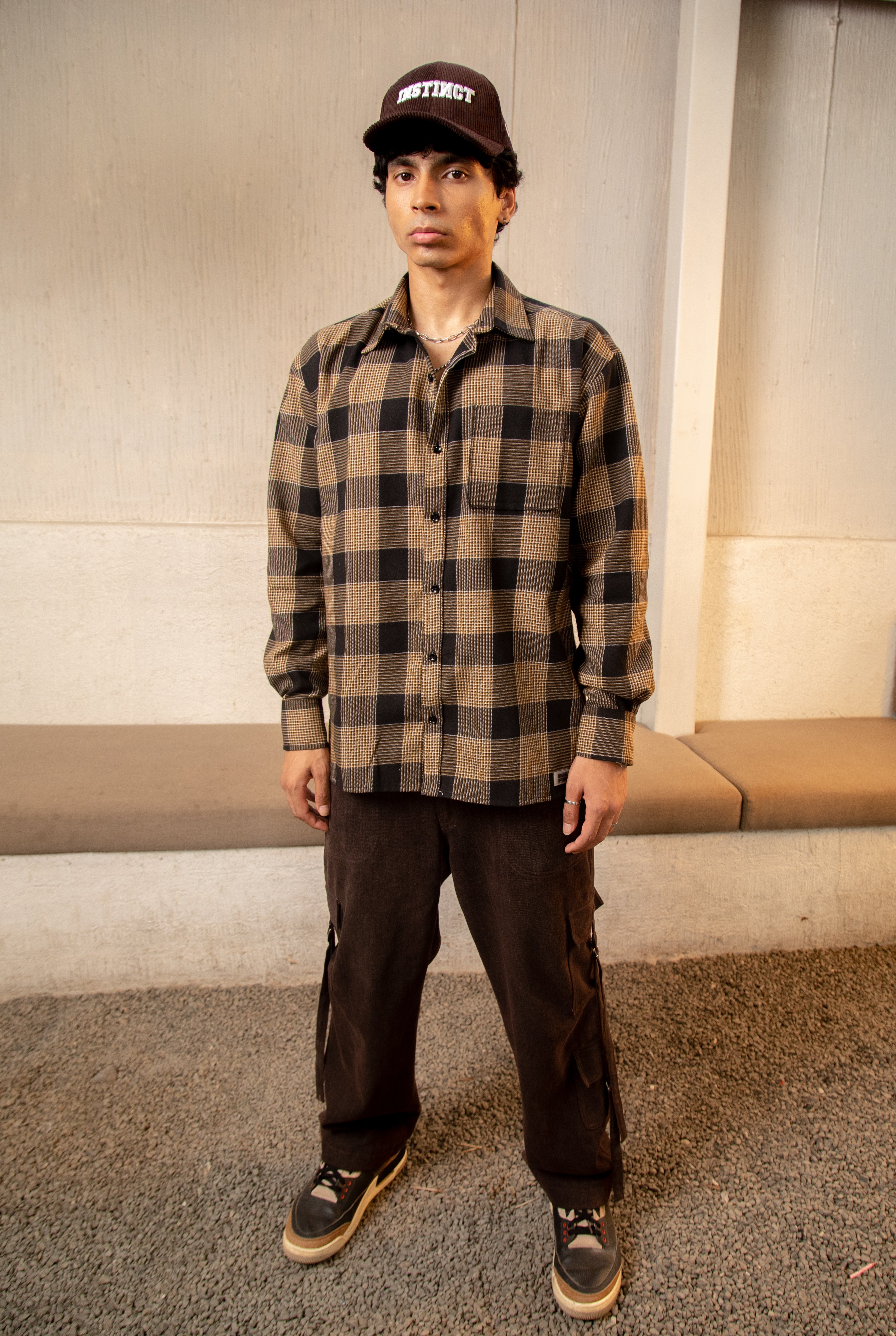 Flannel Shirt - (Ash Gold)