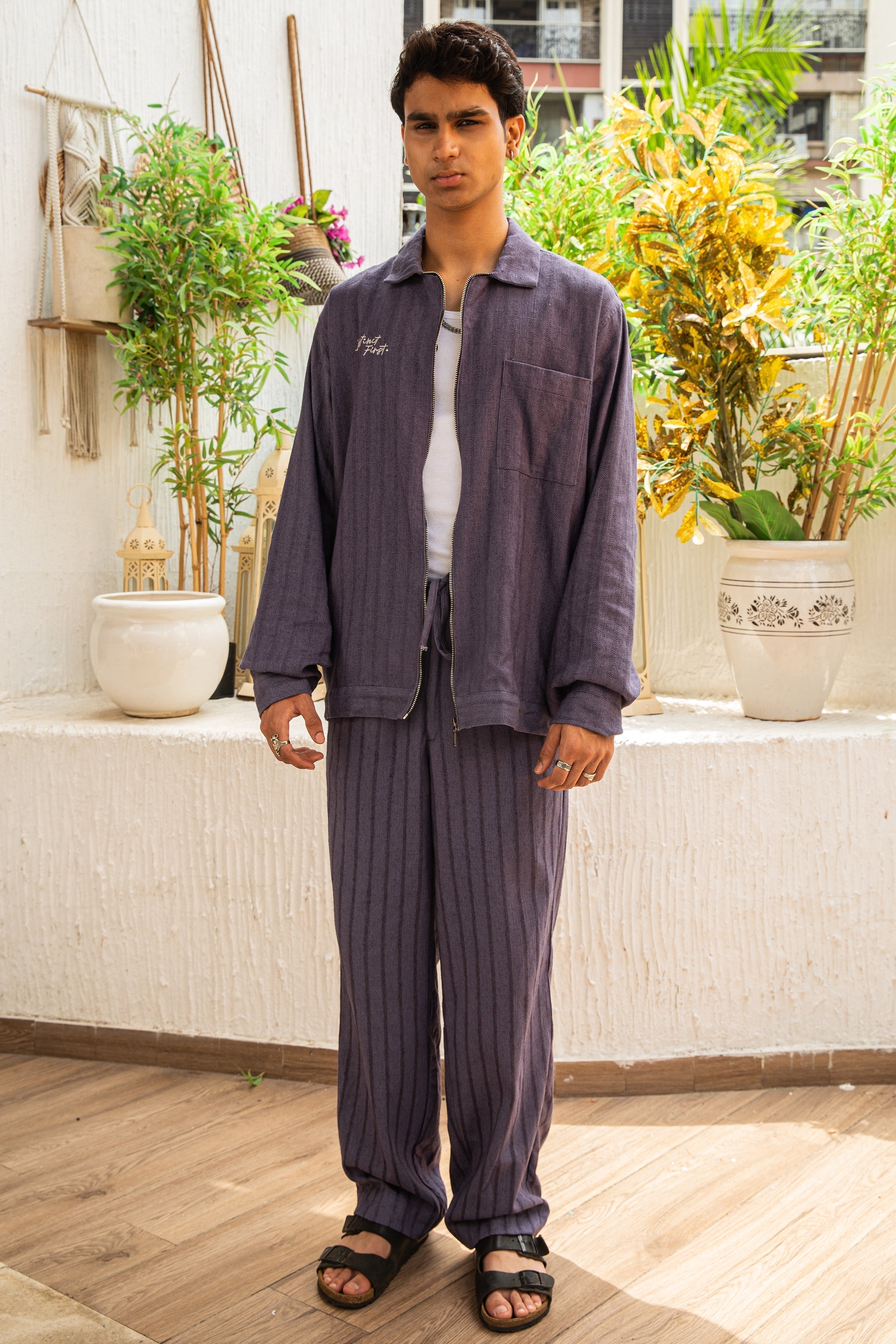 Midnight Jacket-(Blue)