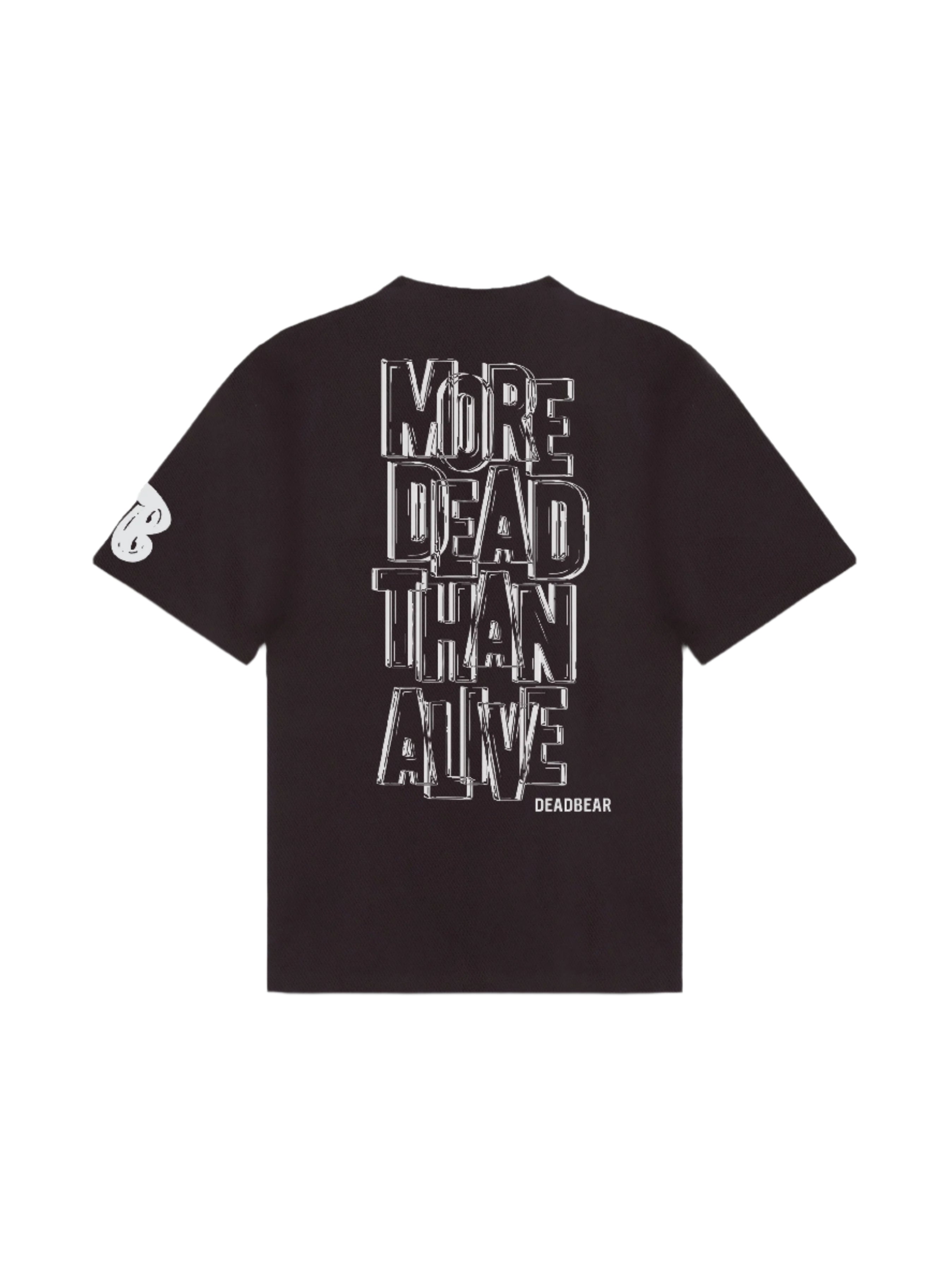 More Dead Than Alive Brown Tee