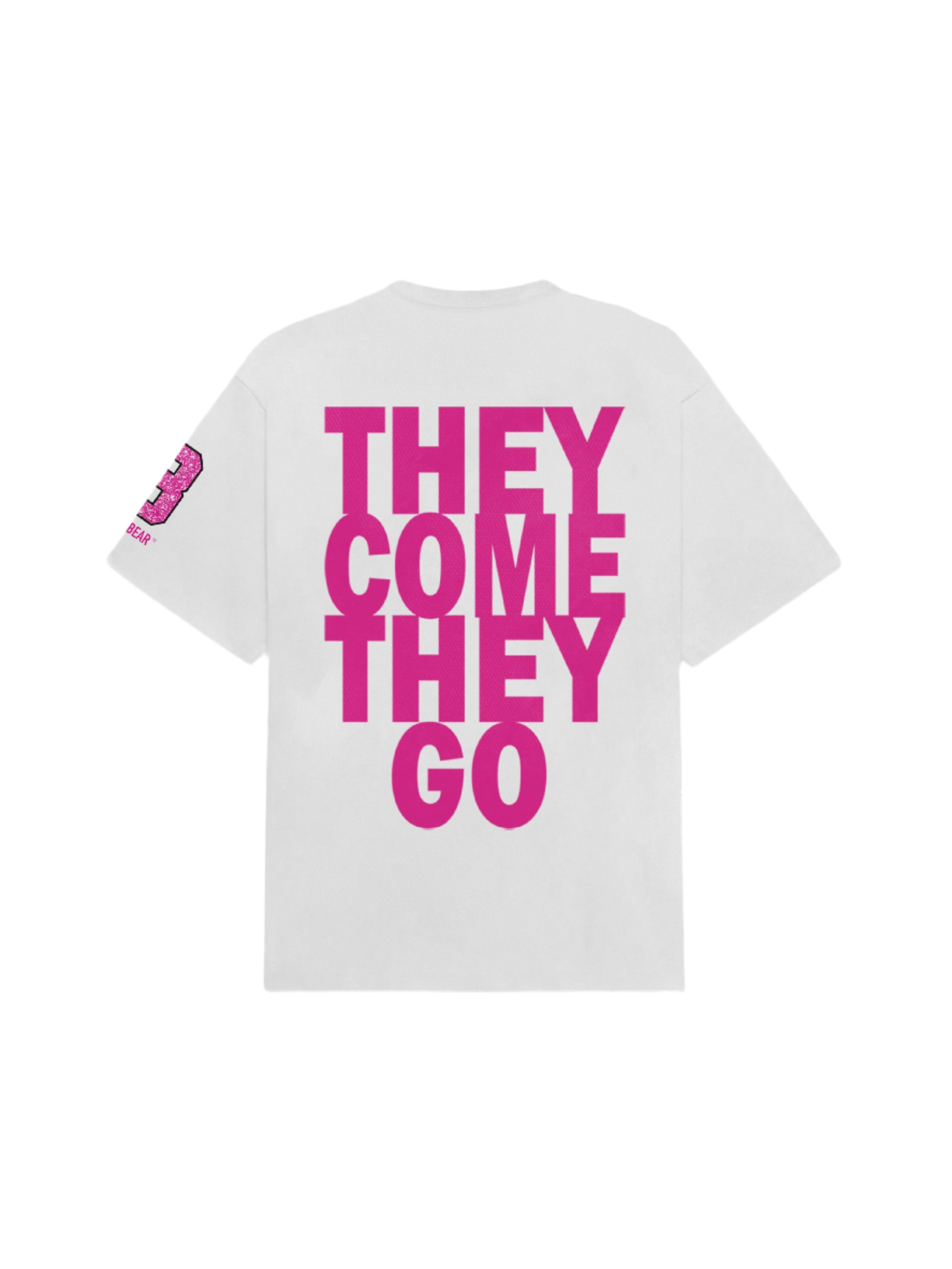 They Come They Go Cream White Tee
