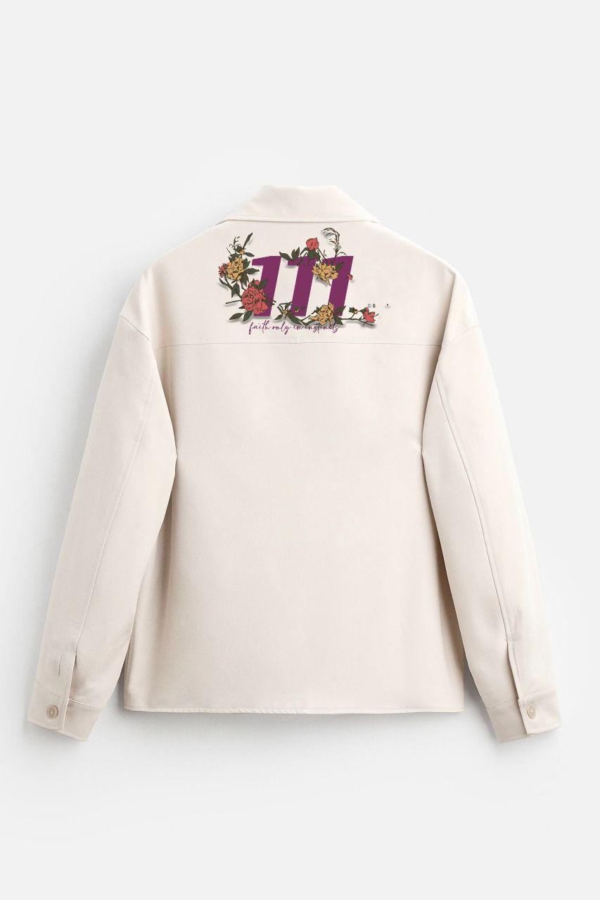 The Intuition Shacket - (Off-White)