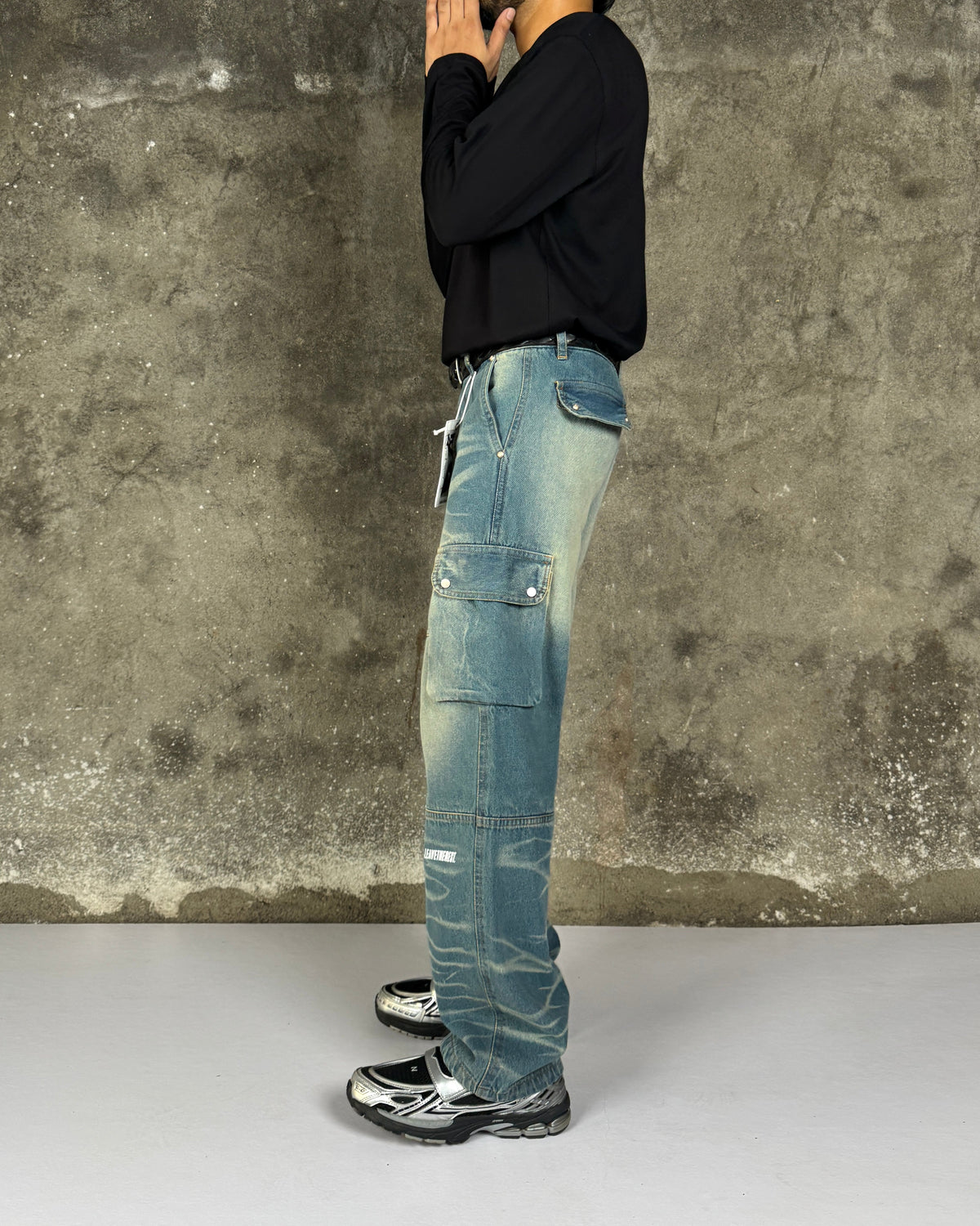 Crackle Cargo-Indigo Tint