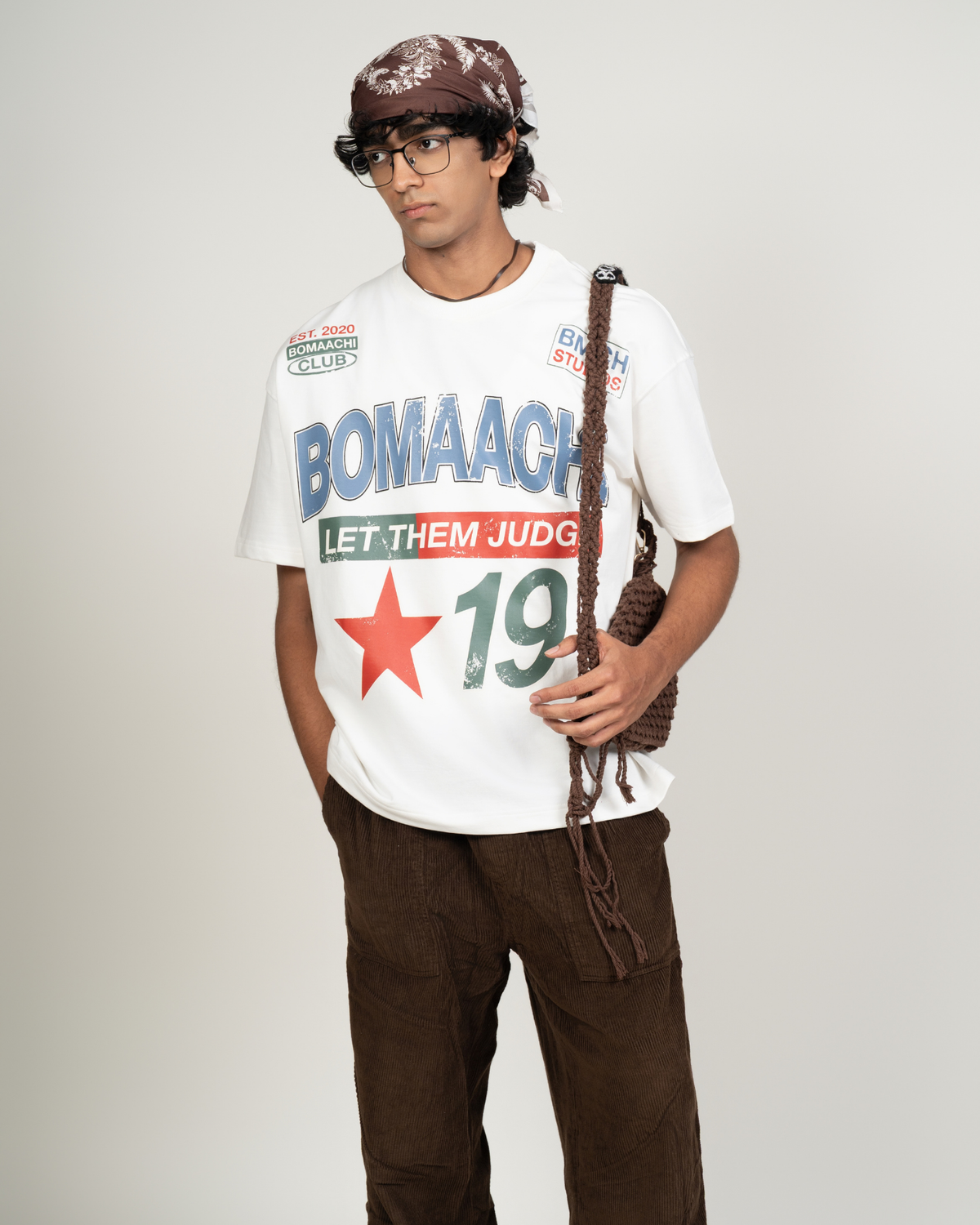 Bomaachi University T-shirt Off-white