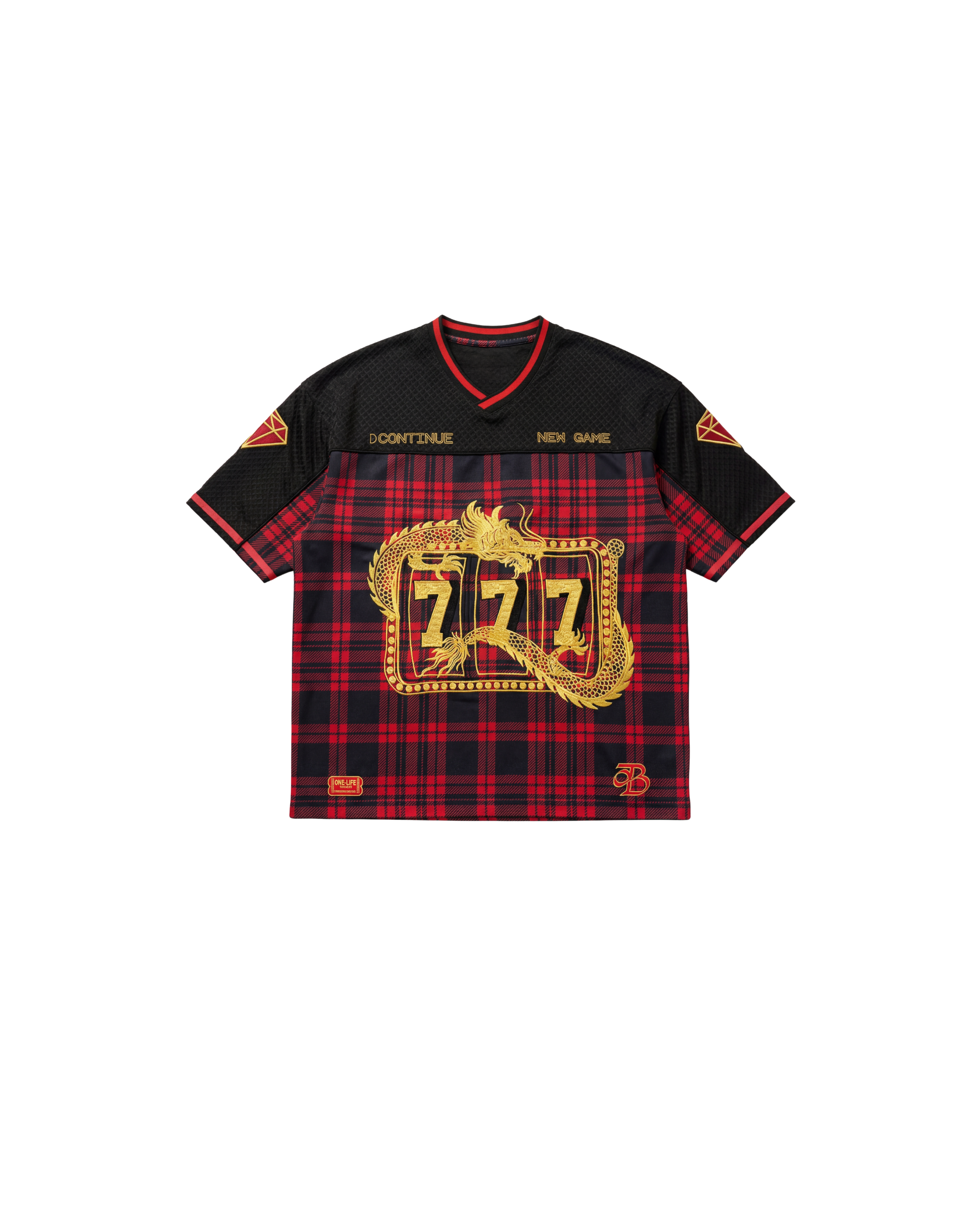 CHAKRA AND CHANCE - OVERSIZED FIT EMBROIDERED JERSEY