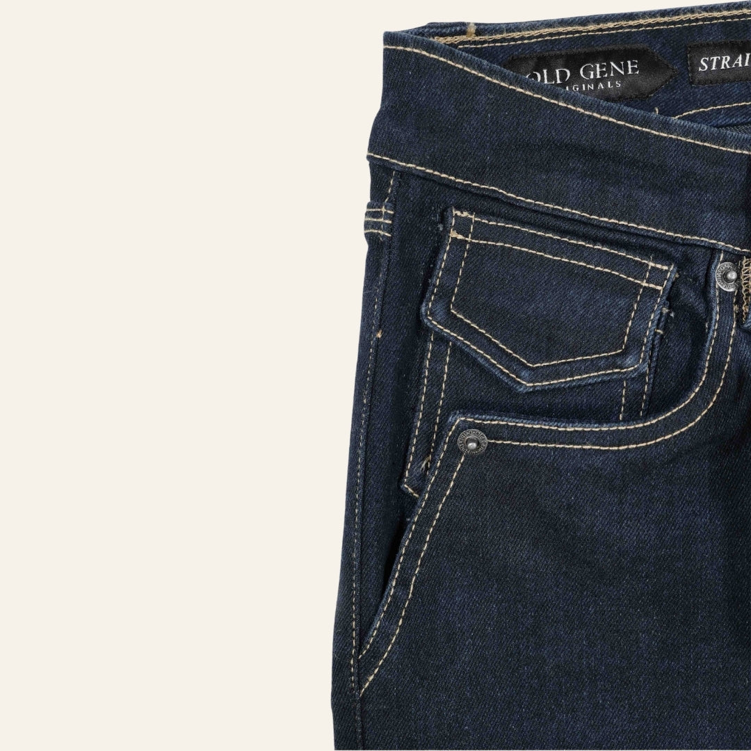 Women's Dark Selvedge Jeans - Vintage India