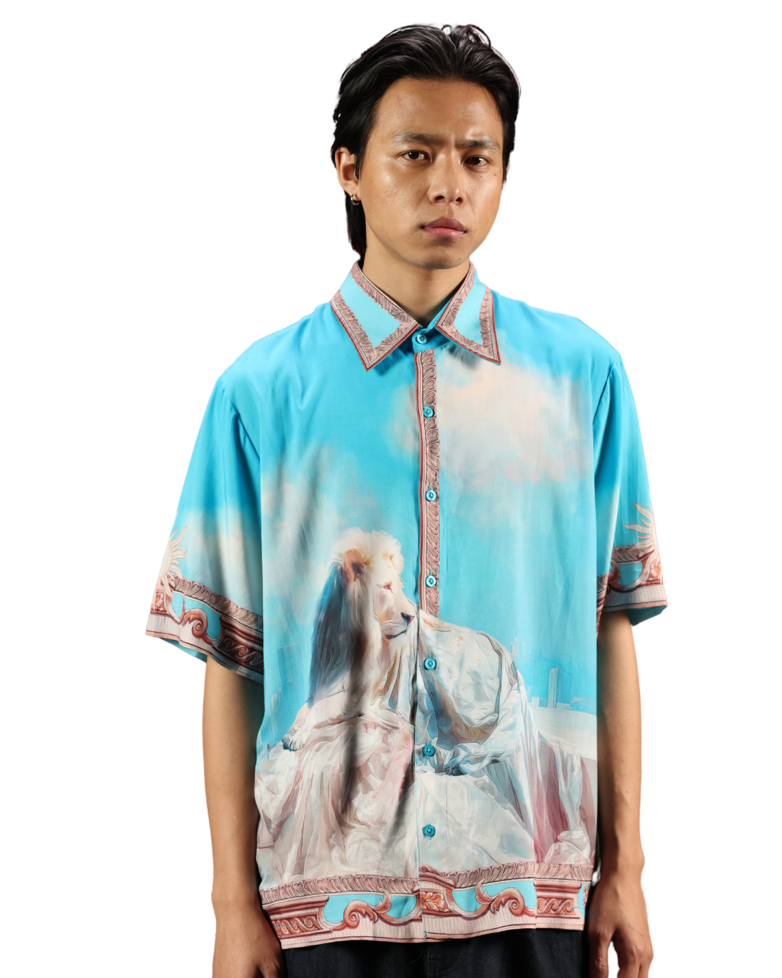 THE SILENT SULTANATE- RELAXED FIT PRINTED SHIRT