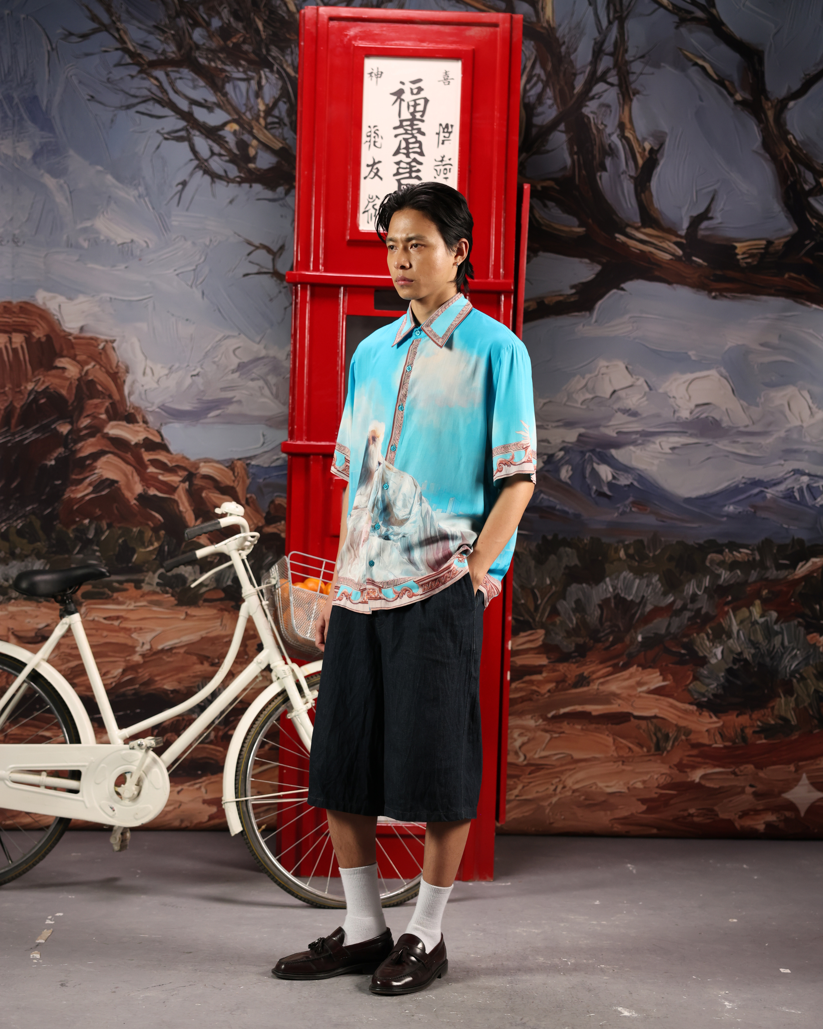 THE SILENT SULTANATE- RELAXED FIT PRINTED SHIRT