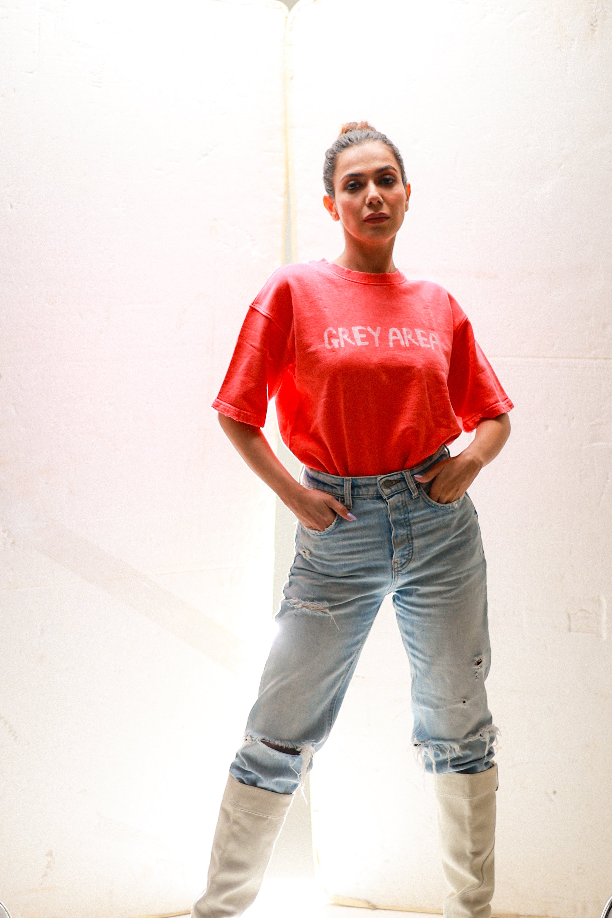 ART QUOTE T-SHIRT (SCARLET)