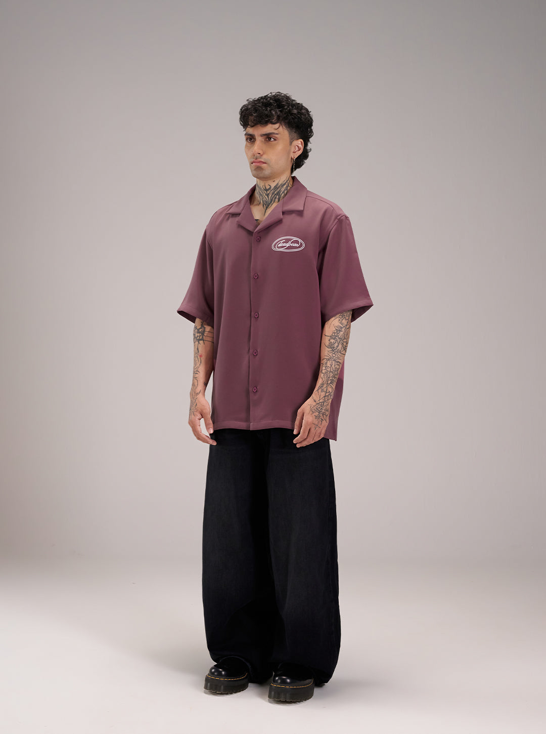 Signature Bowling Shirt Dusty Rose