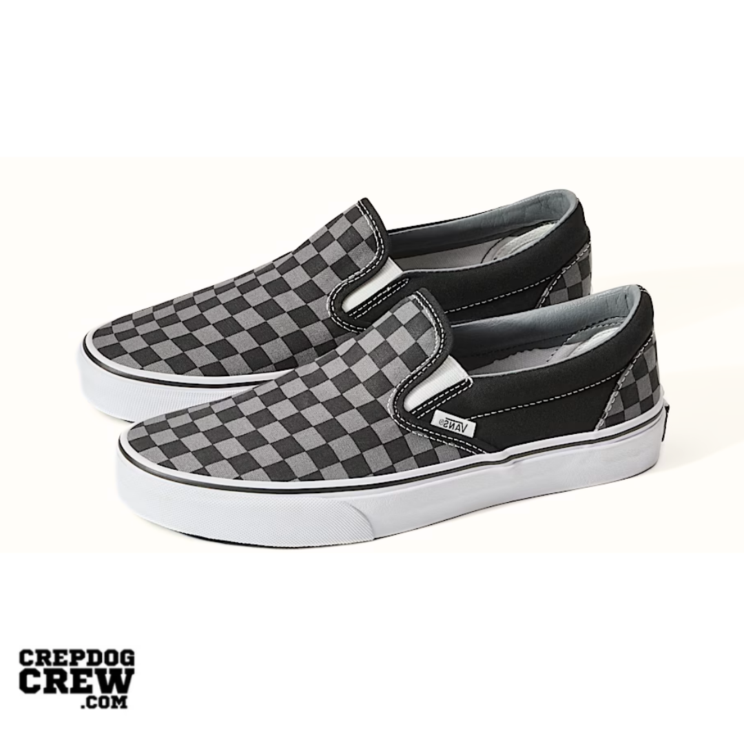 Vans Classic Slip-On Checkerboard Black Grey
