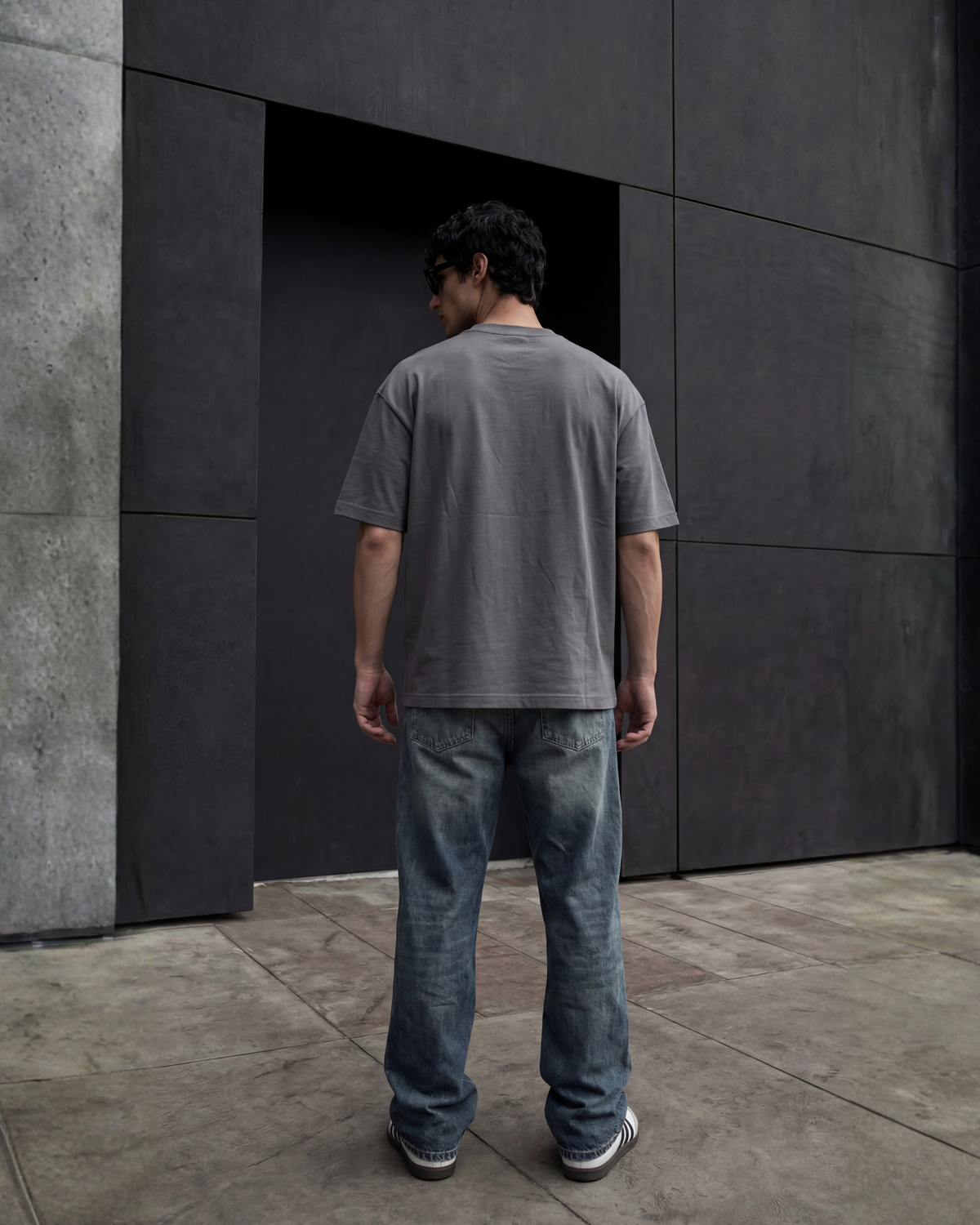 Blank Steel Grey T-shirt