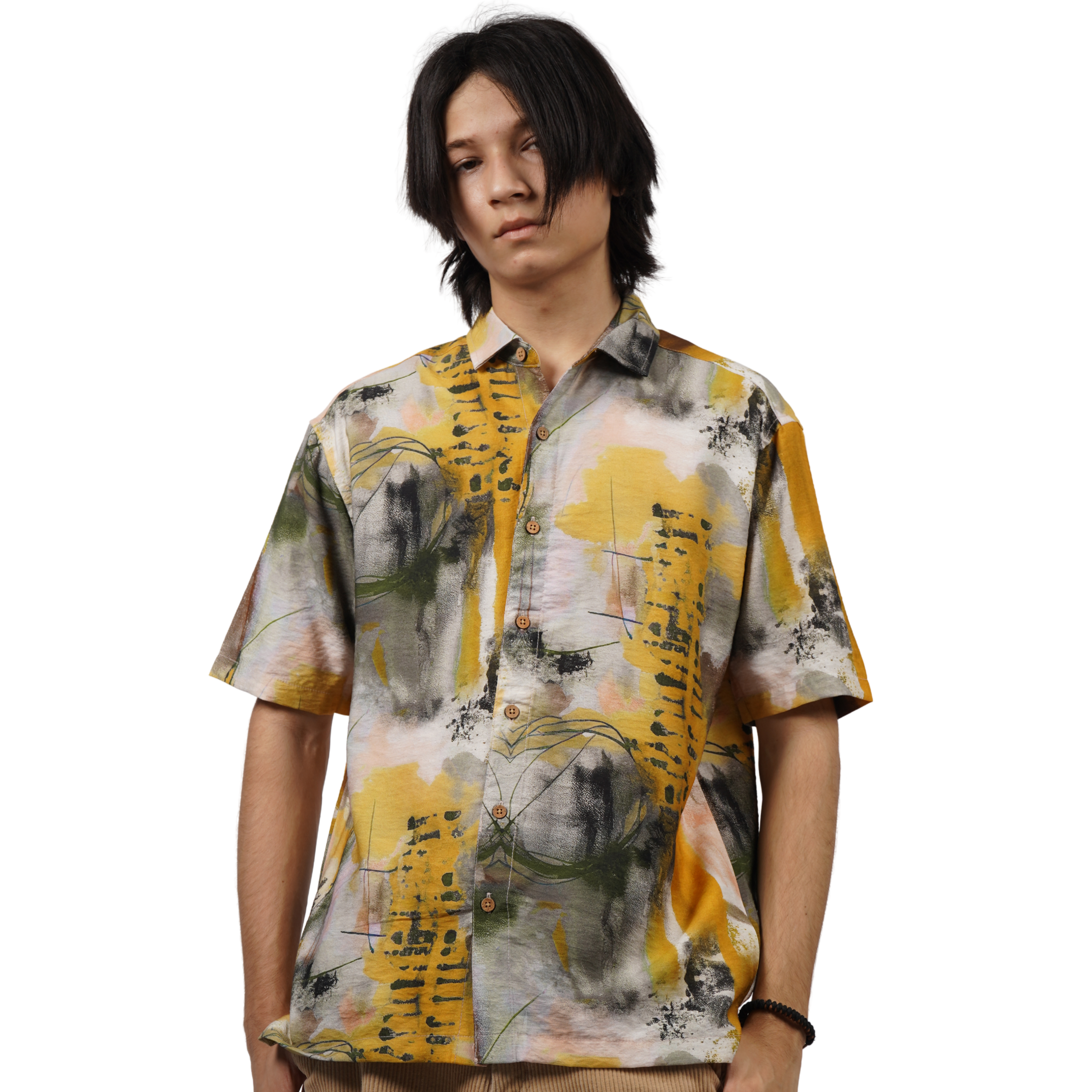 SUNLIT SKETCH PRINTED SHIRT