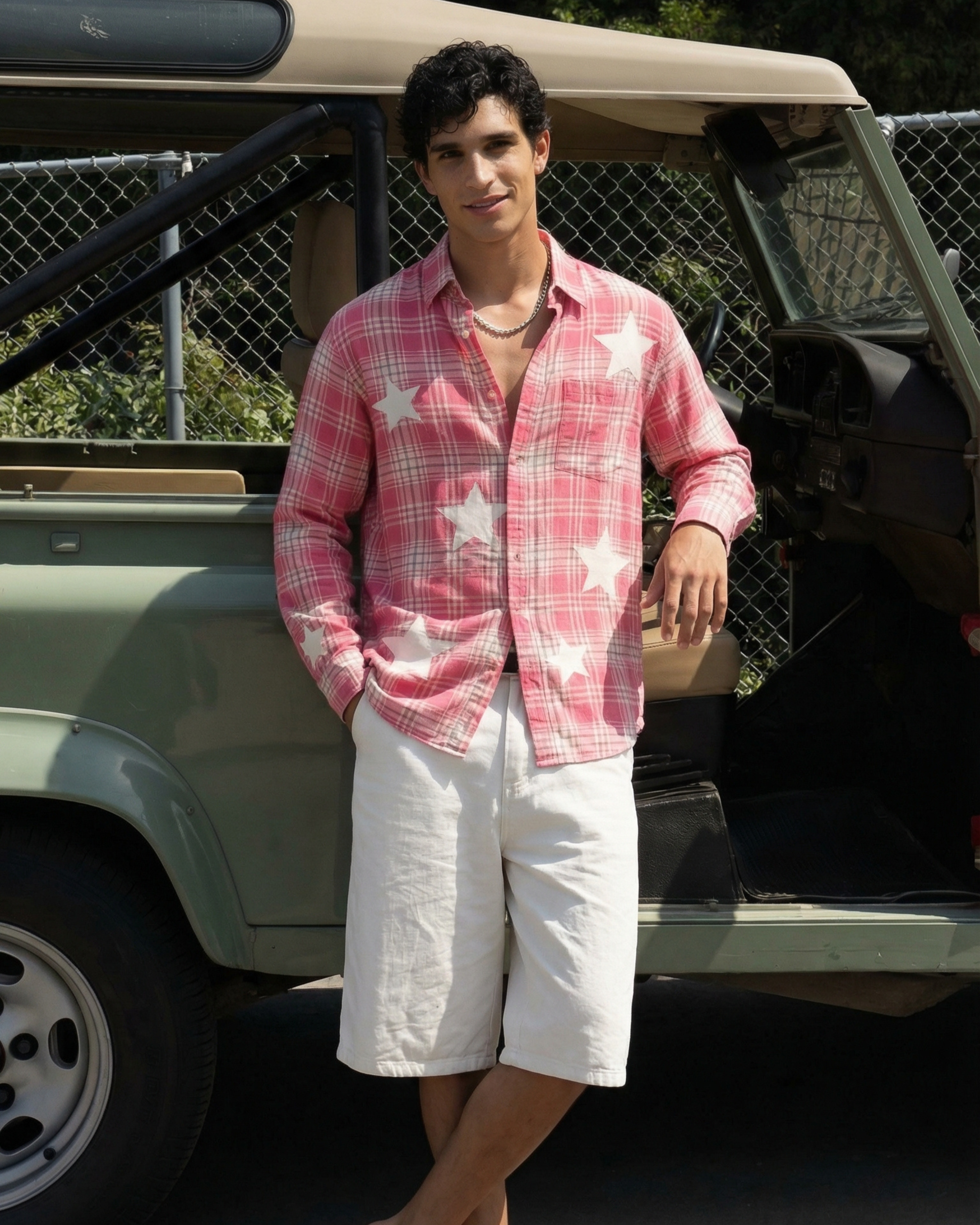Pink Stars Shirt