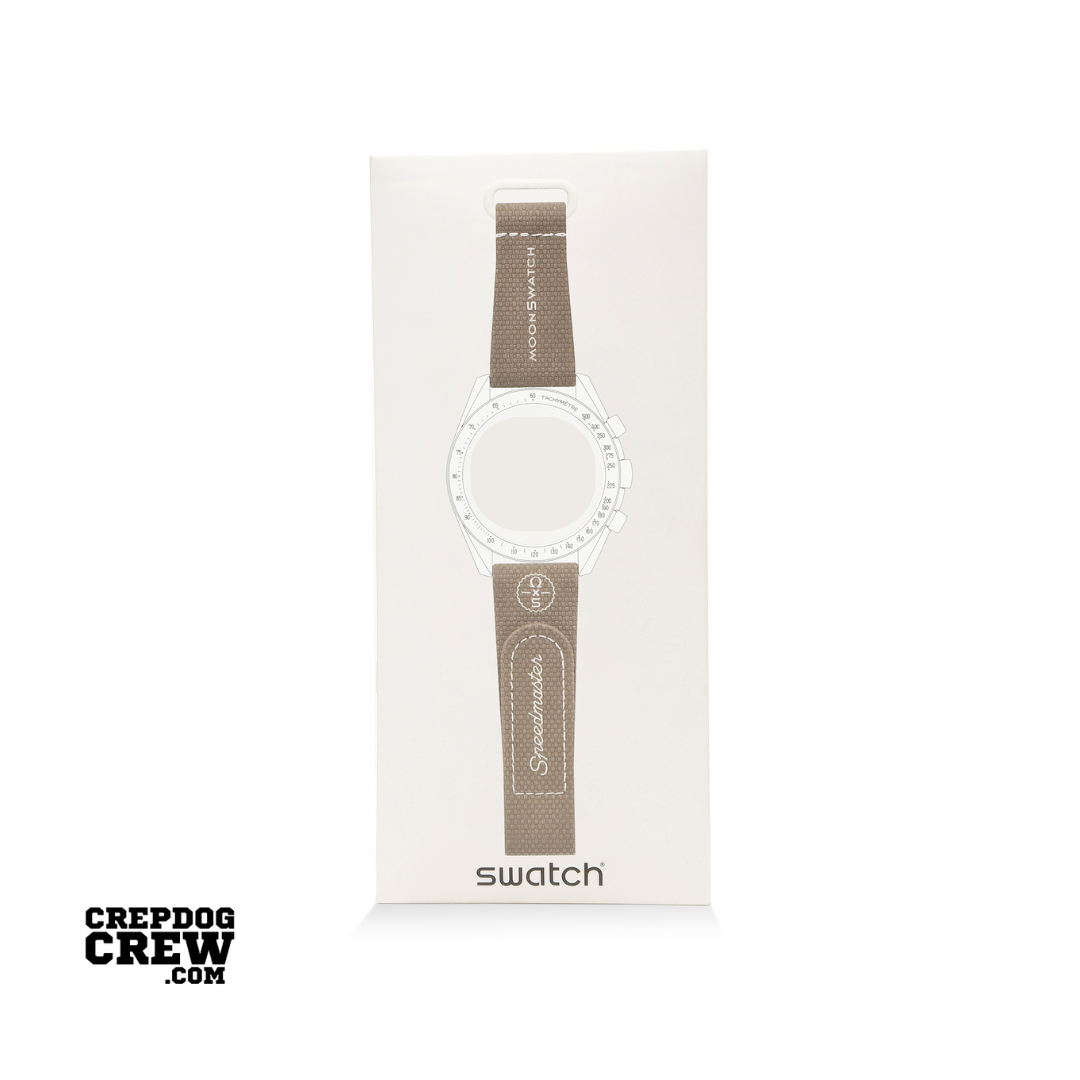 Swatch x Omega Bioceramic Moonswatch Dark Brown Sand Straps