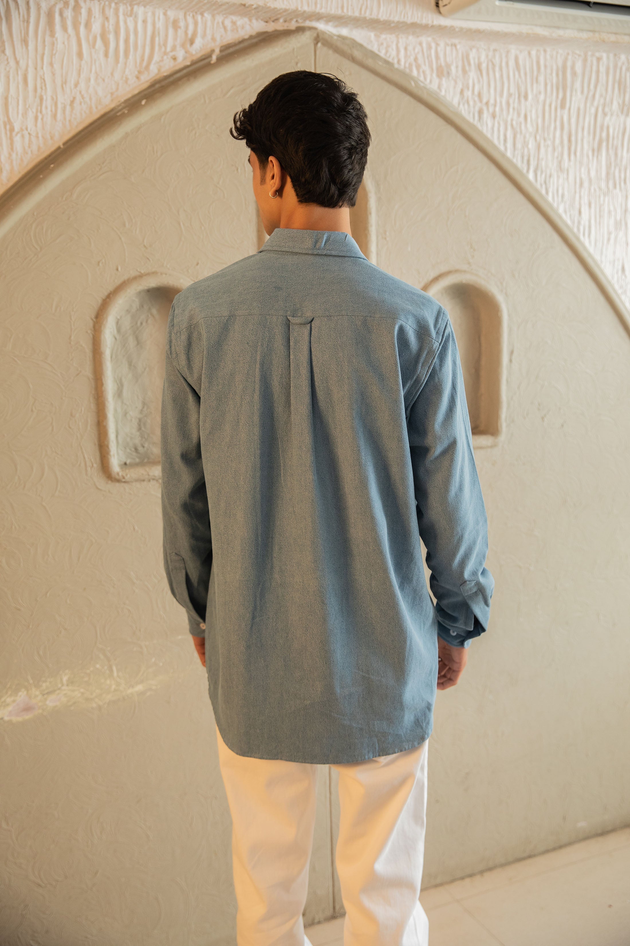 Denim Shirt - (Ice Wash)