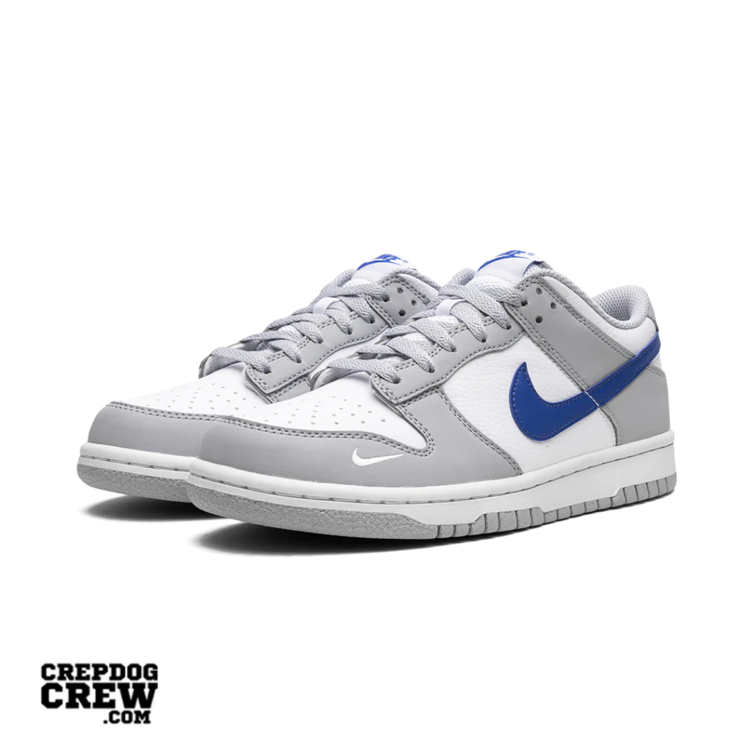 Nike Dunk Low Mini Swoosh Wolf Grey Game Royal (GS)