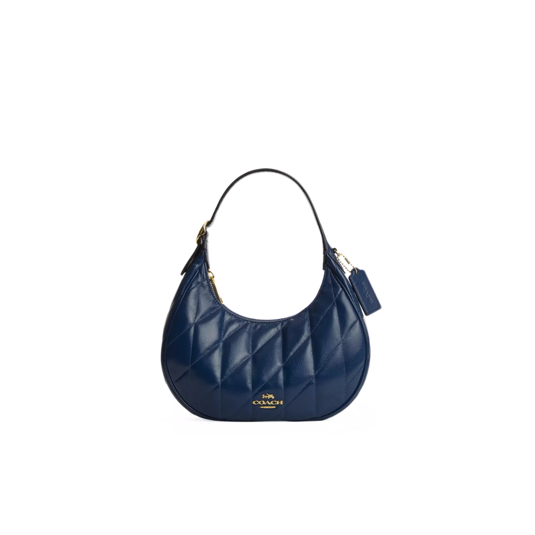 #color_crinkle leather Gold Deep Blue