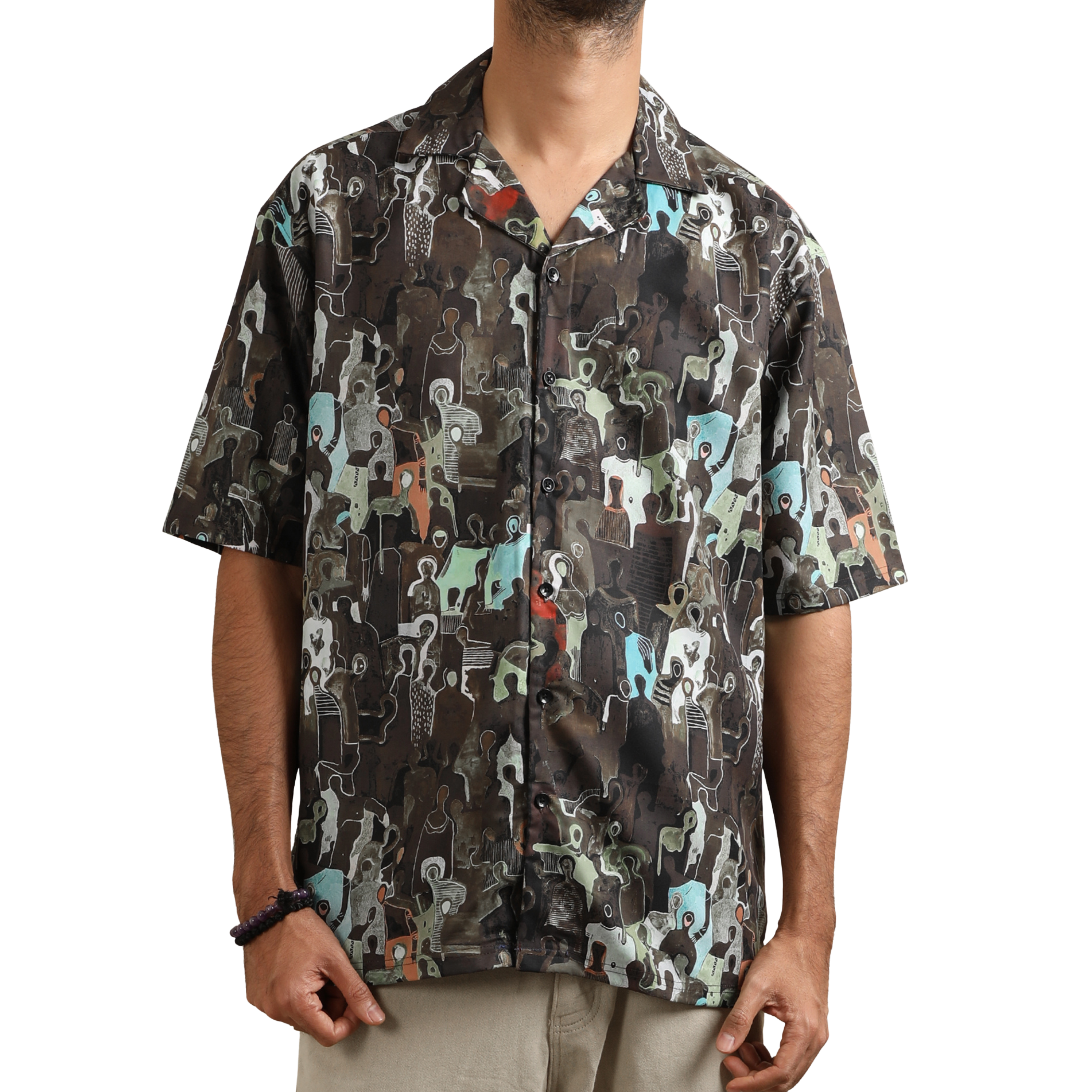 EARTHBOUND IMPRESSIONS CUBAN COLLAR SHIRT