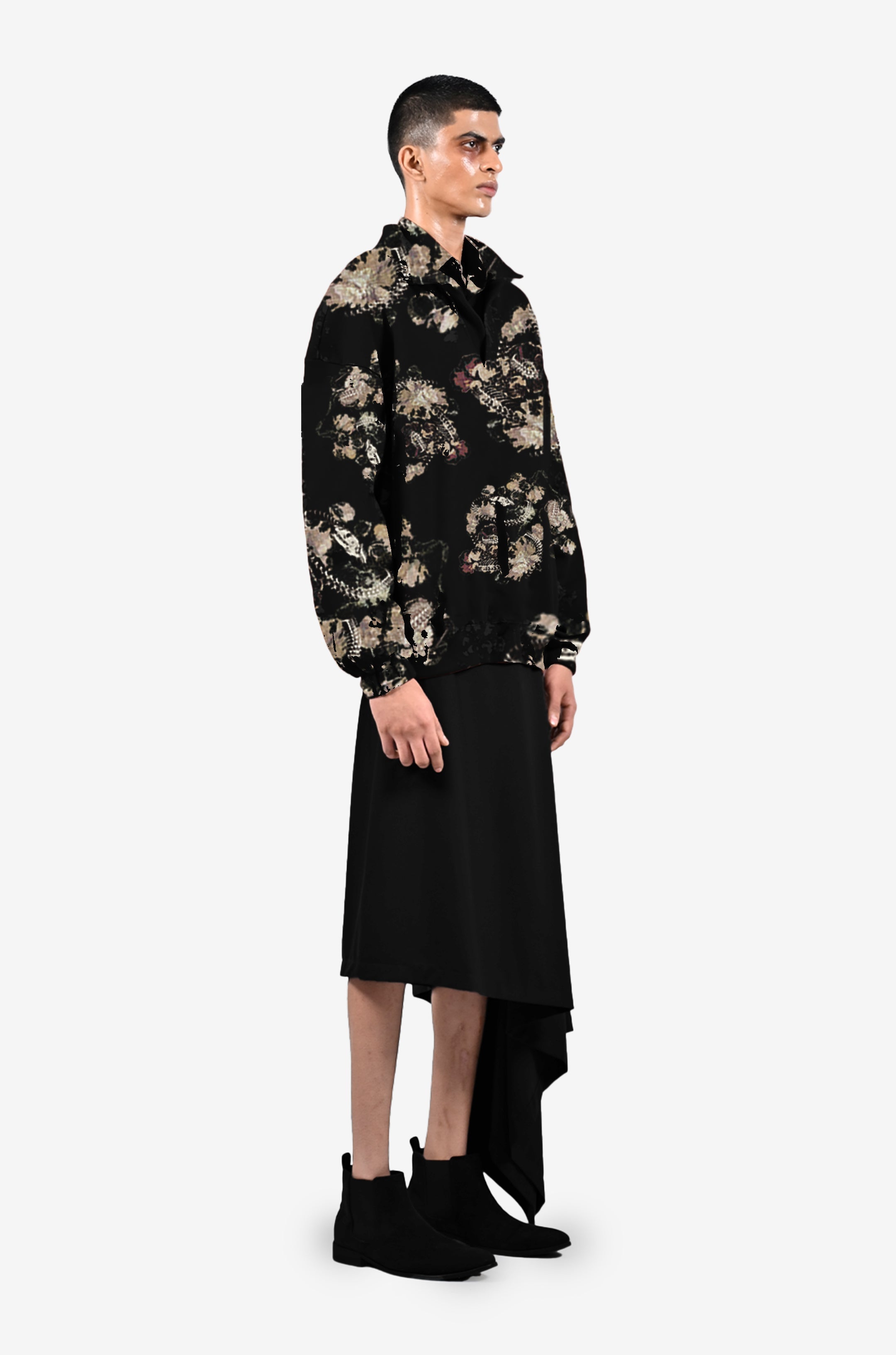 Foliage in the fall sweatshirt - Black