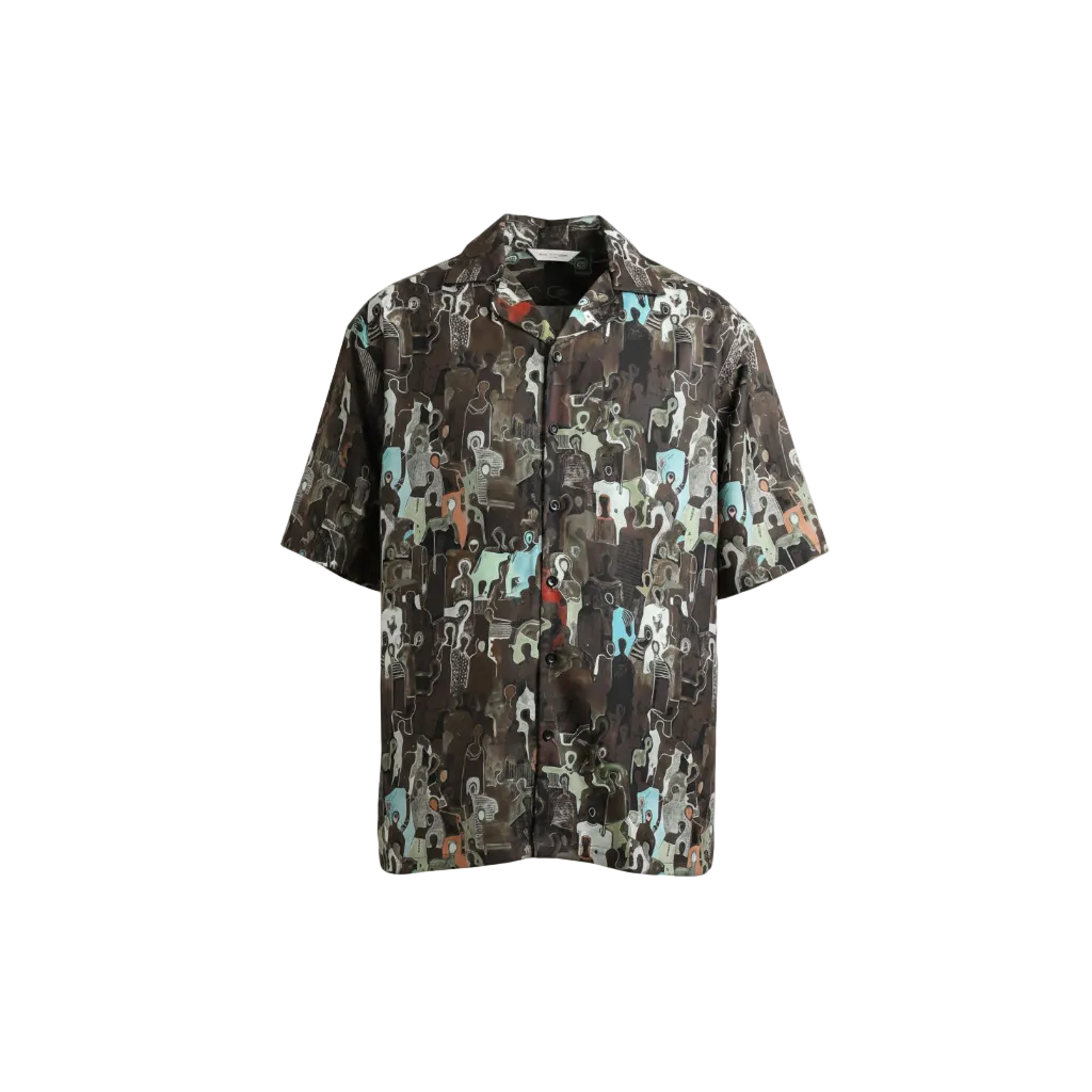 EARTHBOUND IMPRESSIONS CUBAN COLLAR SHIRT