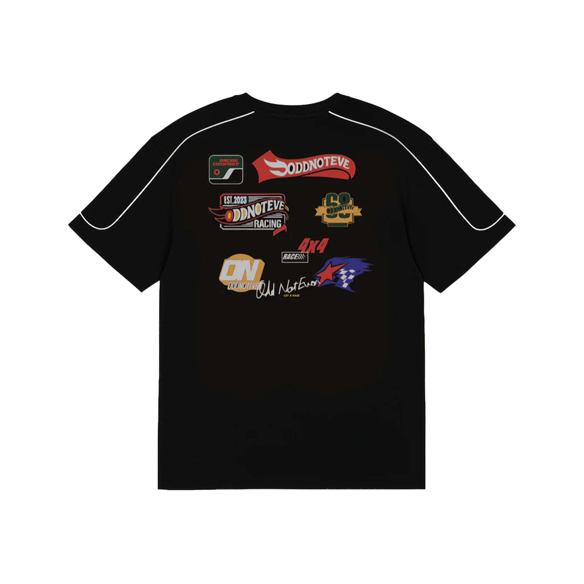 Racer Black Tshirt