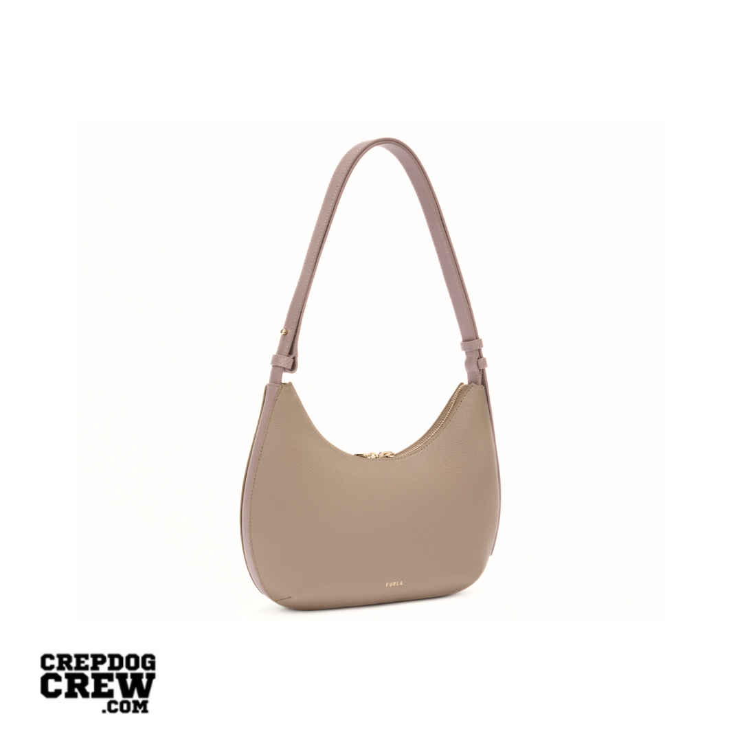 Furla Goccia Shoulder Bag S stucco gray mauve