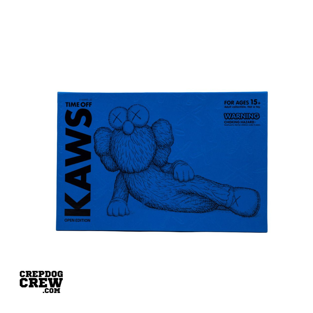 KAWS TIME OFF Vinyl Figure Blue