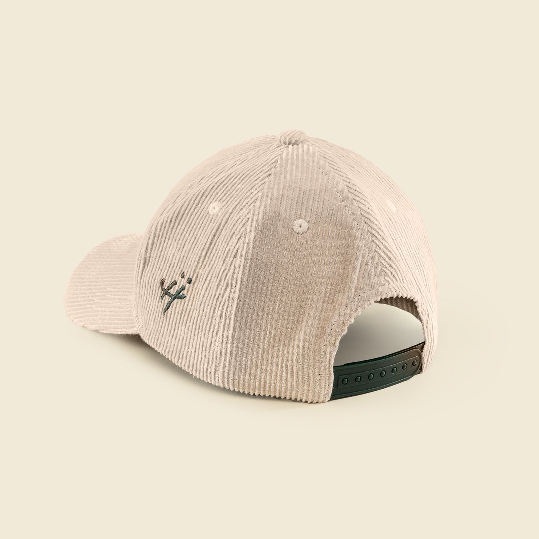 "Night faded, but the love didn’t" corduroy cap